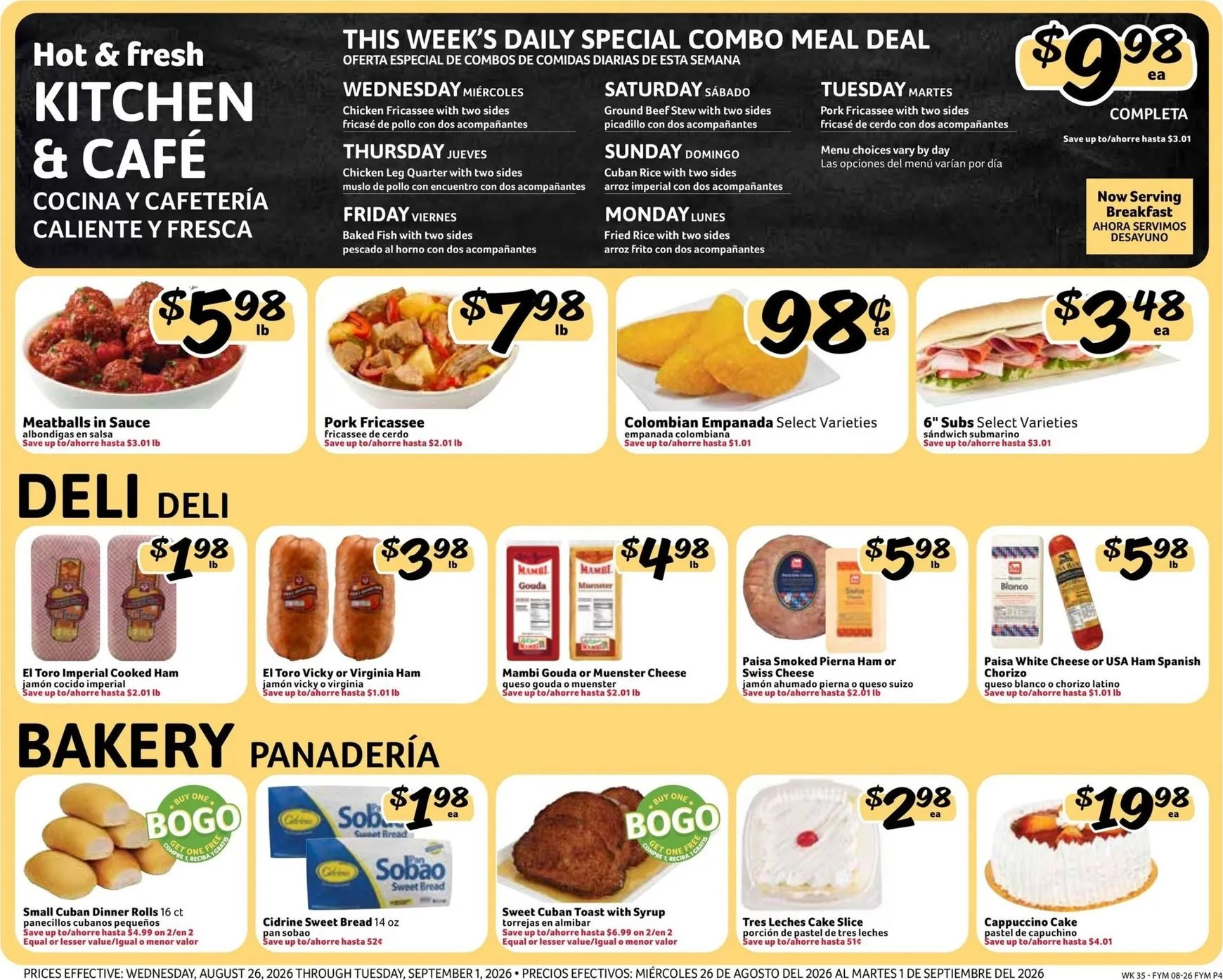 Weekly ad Fresco Supermarkets Weekly Specials from August 26 to September 1 2026 - Page 4