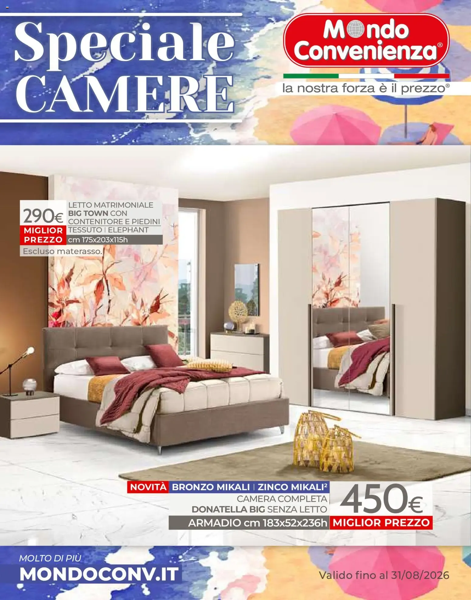 Speciale CAMERE da 1 luglio a 31 agosto di 2026 - Pagina del volantino 1