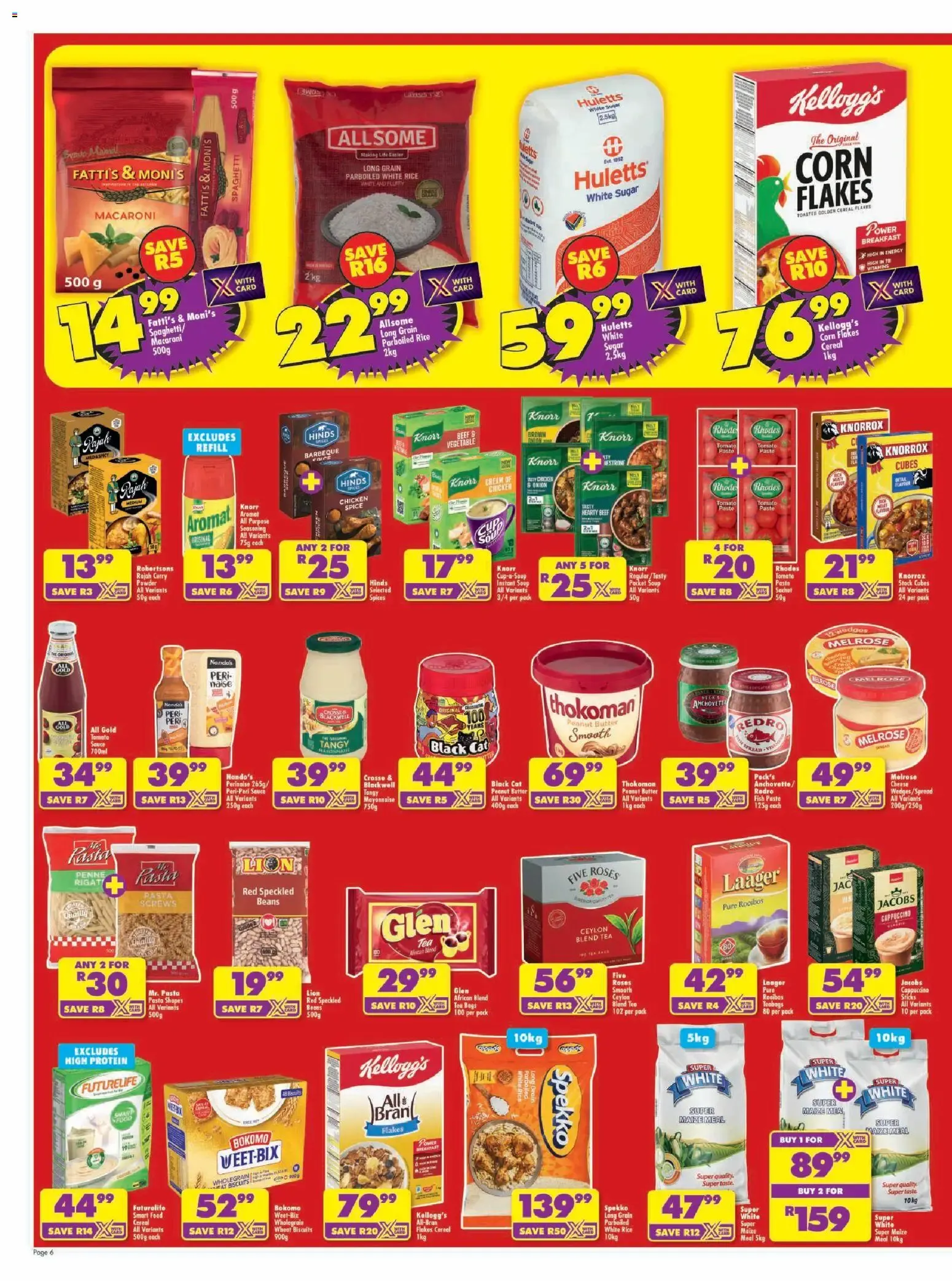 Shoprite Major Low Price Birthday from 20 July to 10 August 2026 - Catalogue Page 6