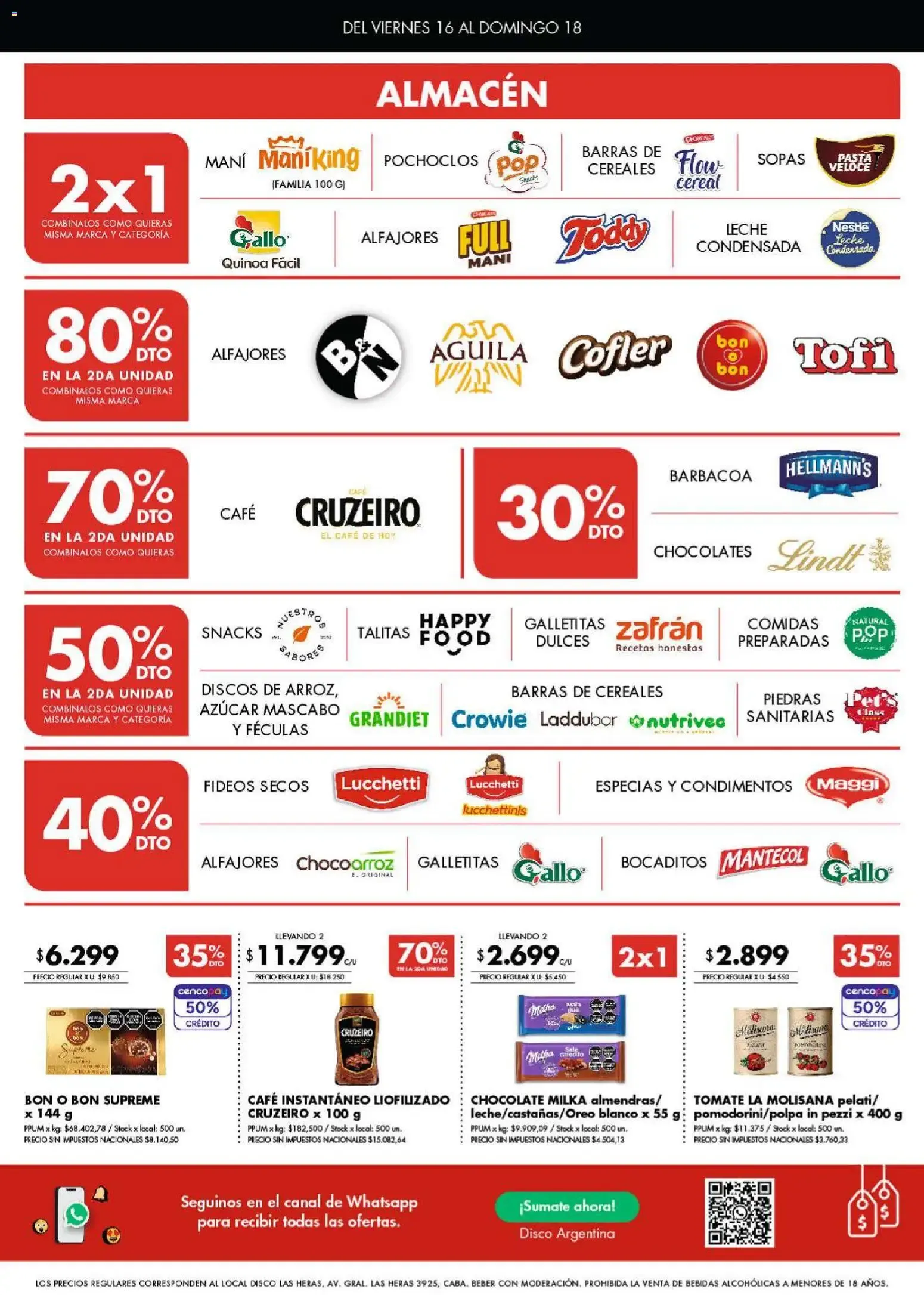 Ofertas de Disco - Ofertas | Bs. As. y Santa Fé del 16/10/2026 - 18/10/2026 16 de octubre al 18 de octubre 2026 - Página 2 del catálogo