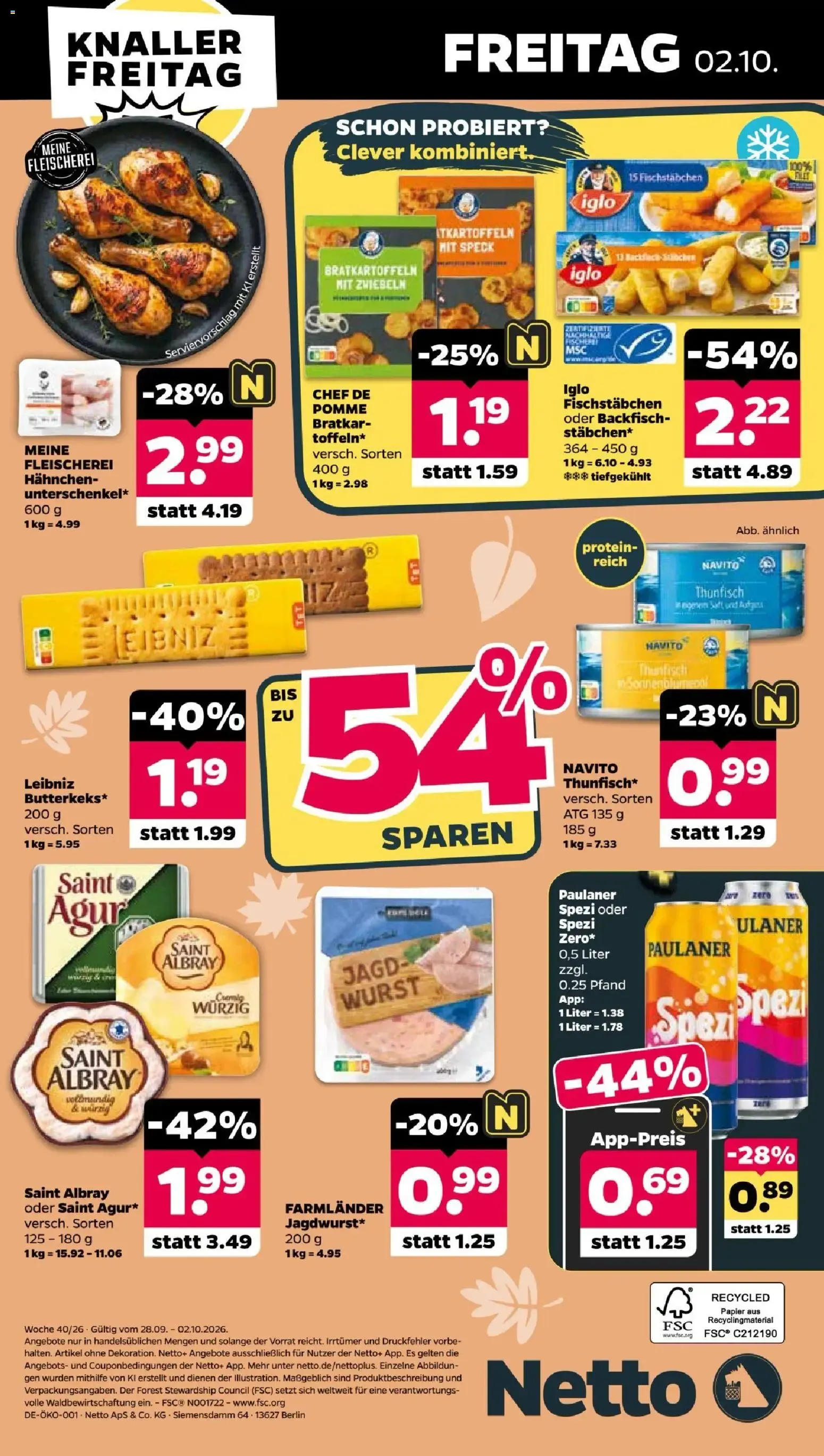 Netto Prospekt ab 28.09.2026 → Angebote nächste Woche von 28. September bis 2. Oktober 2026 - Prospekt seite 40