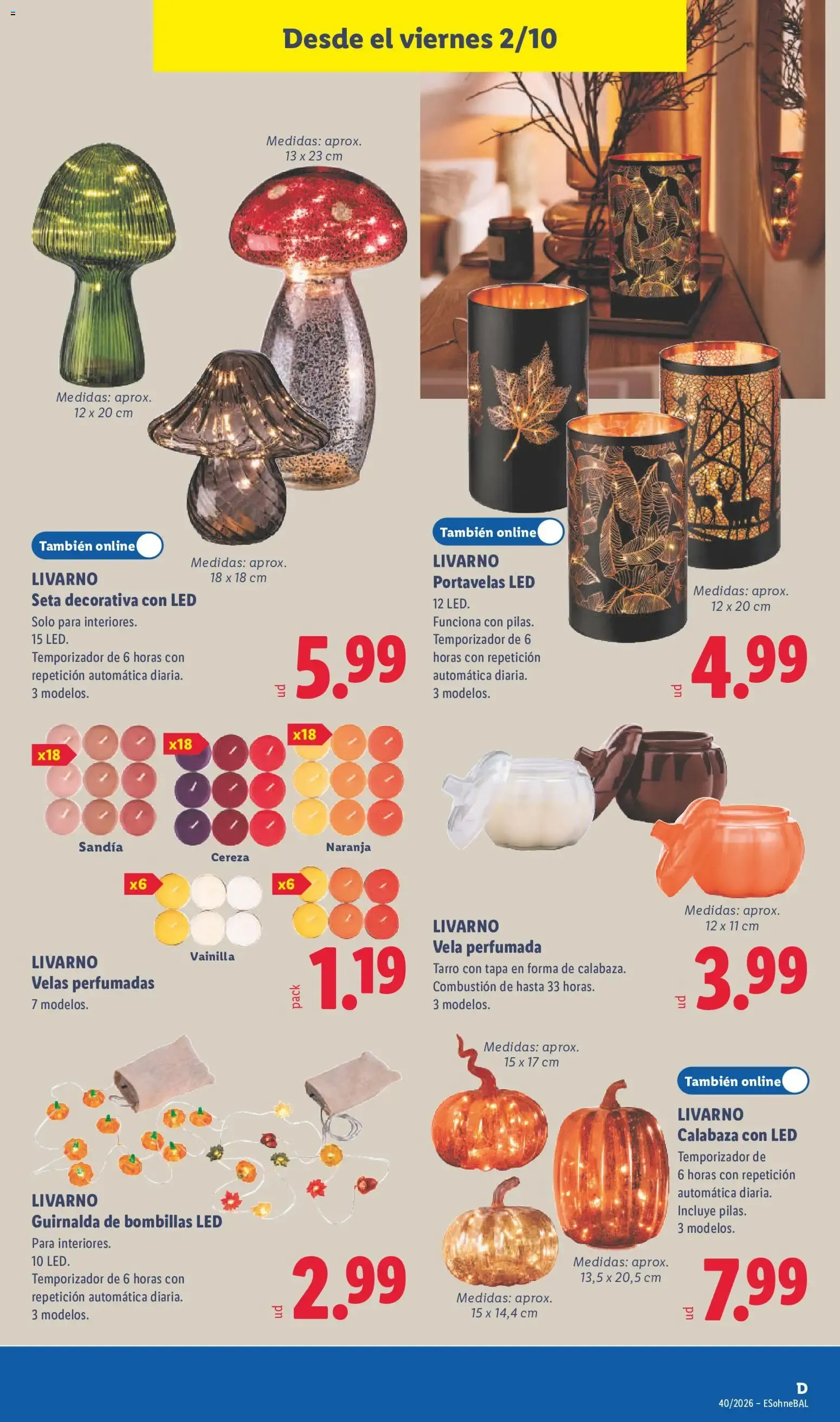 Catálogo de Lidl folleto de bazar del 28/09/2026 | Ofertas 28 de septiembre al 4 de octubre 2026 - Página 33