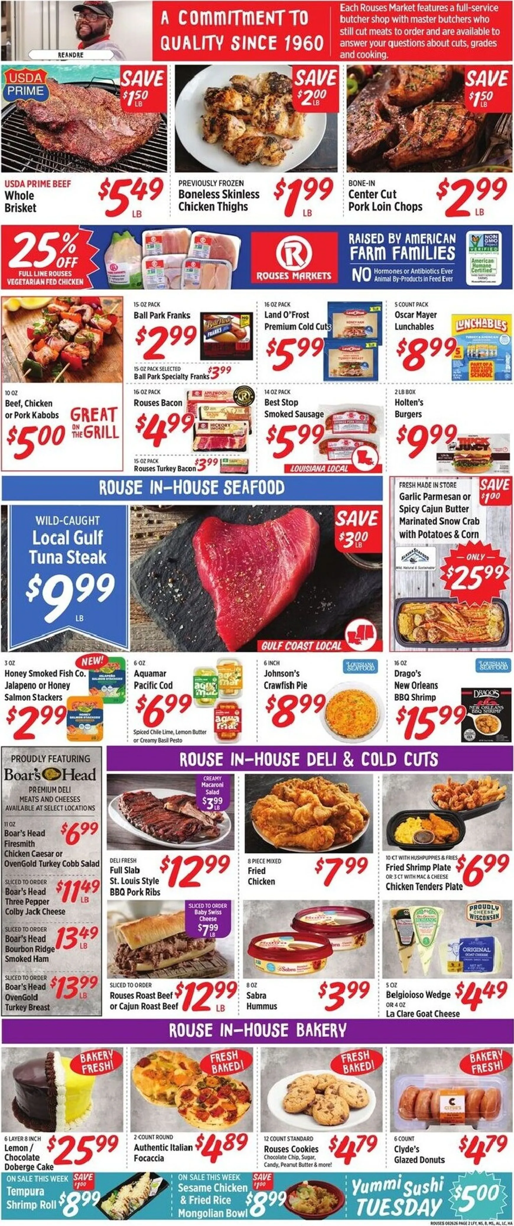 Weekly promotion Rouses Markets spanning from August 26 to September 2 2026 - Page 5 for Catalogue 365