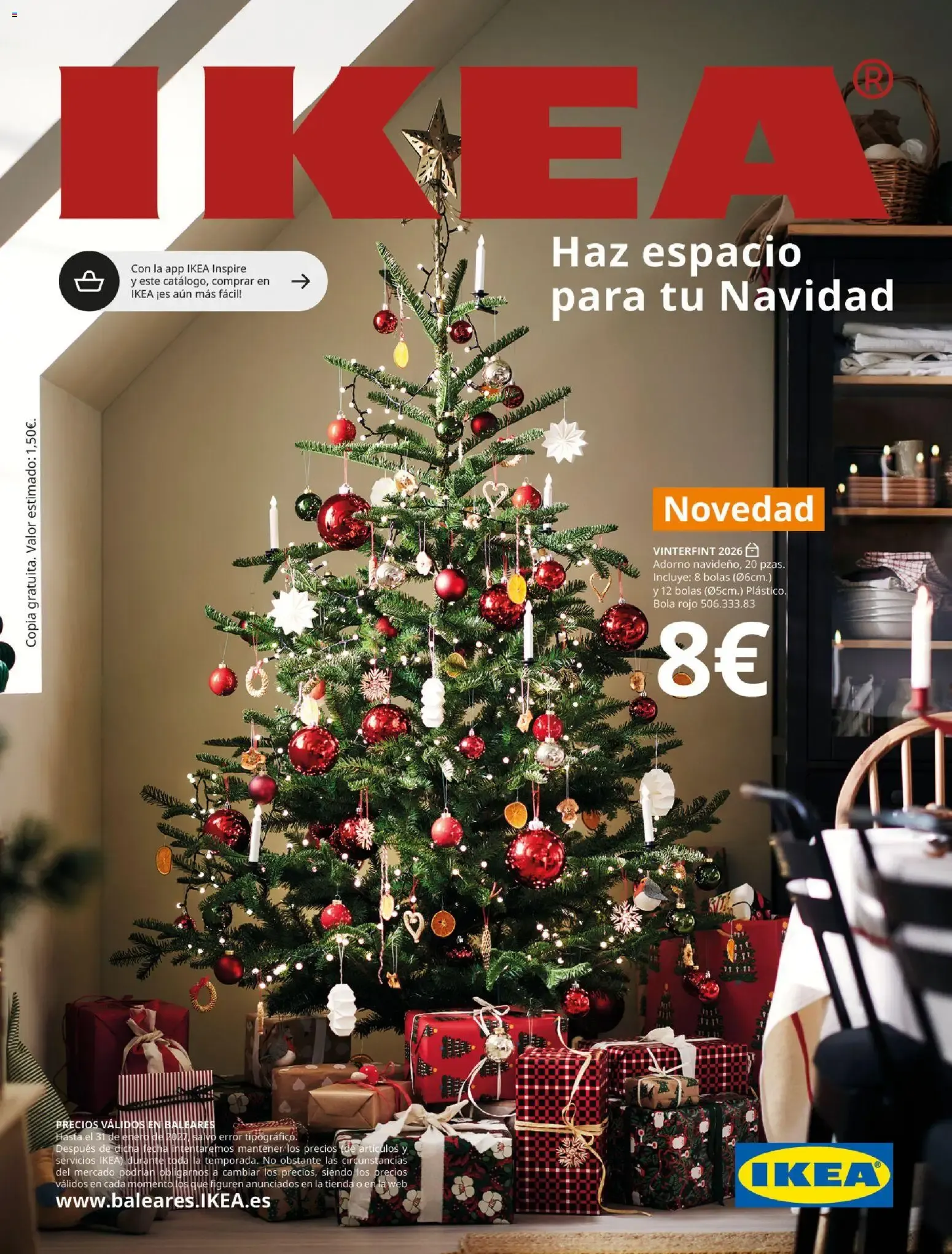 Catálogo de IKEA - Brochure de Navidad del 06/10/2026 6 de octubre al 31 de enero 2027 - Página 1