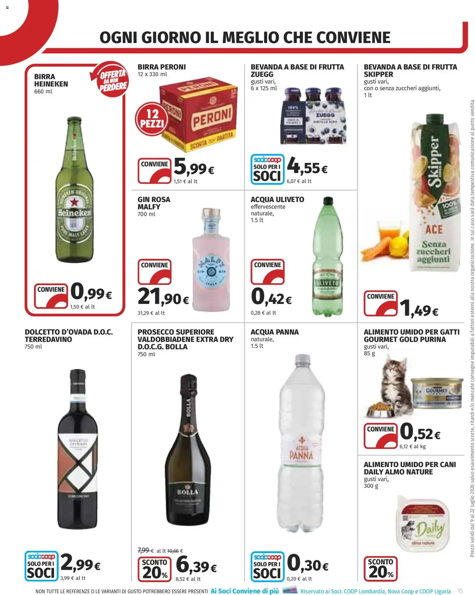 COOP Extra Offerte da 9 luglio a 22 luglio di 2026 - Pagina del volantino 15
