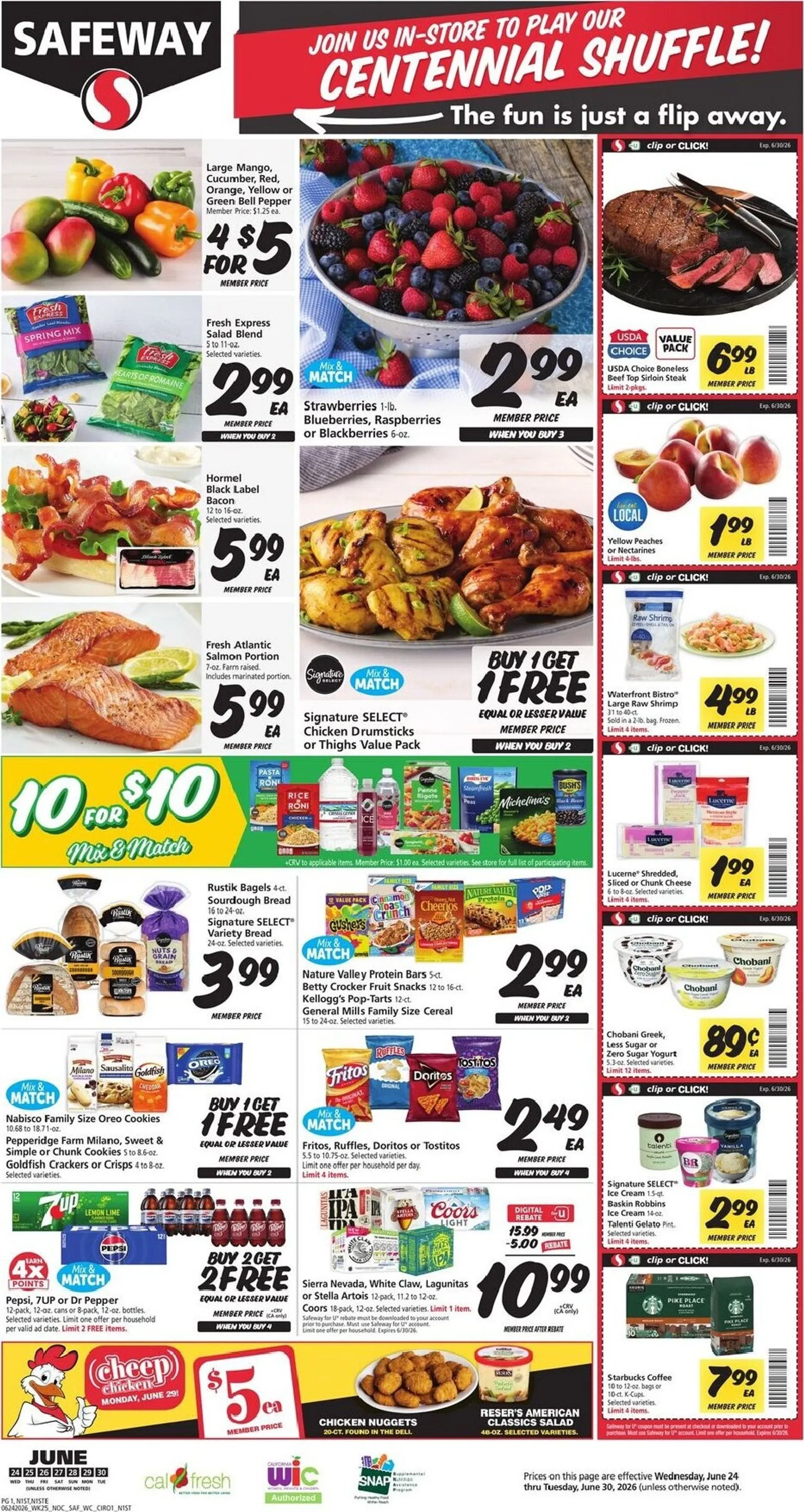 Weekly ad Safeway Star Spangled Savings from June 24 to June 30 2026 - Page 3
