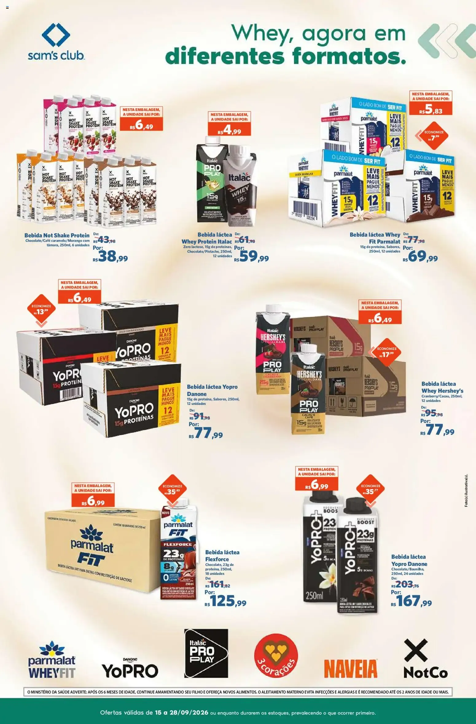Encarte de Sam's Club Viva Bem 15 de setembro até 28 de setembro 2026 - Pagina 13