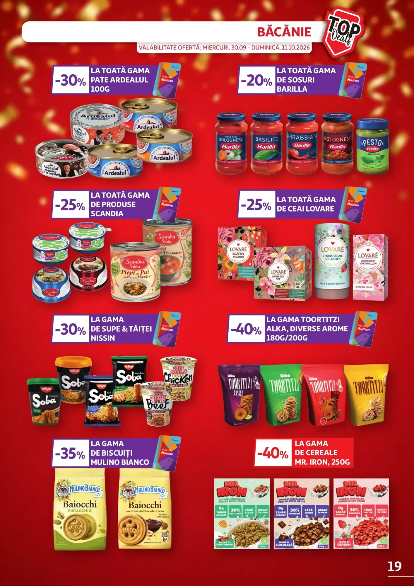 Catalog Catalog Auchan de la 30 septembrie până la 11 octombrie 2026 - Revista Pagina 19