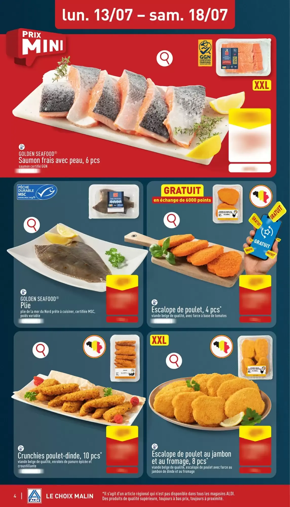 ALDI Dépliant du 13/07 au 18/07 van 13 juli tot 18 juli 2026 - folder pagina 4