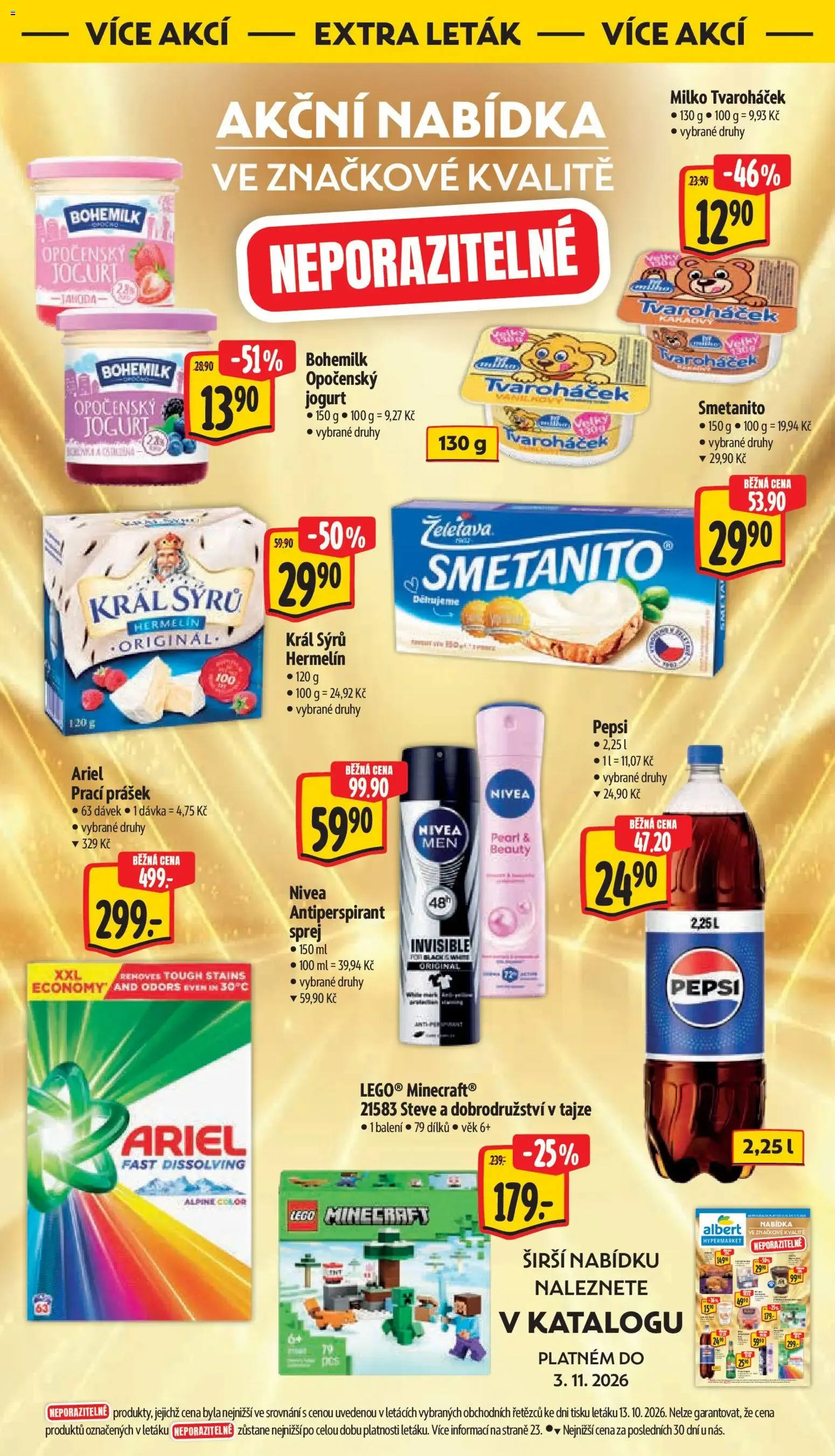 Albert leták - Hypermarket Jablonec nad Tisou od 28.10.2026 - Akční leták - 29. října 3. listopadu 2026 - Page 48