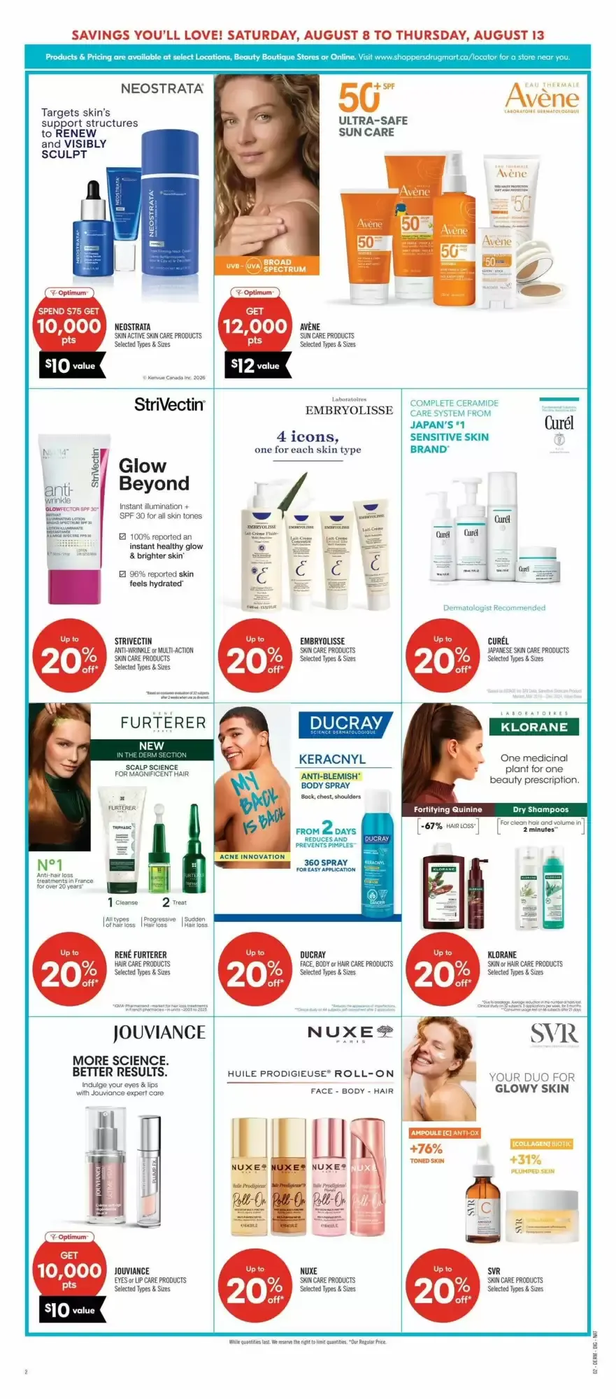 Shoppers Drug Mart flyer week 32 from August 8 to August 13 2026 - flyer page 16
