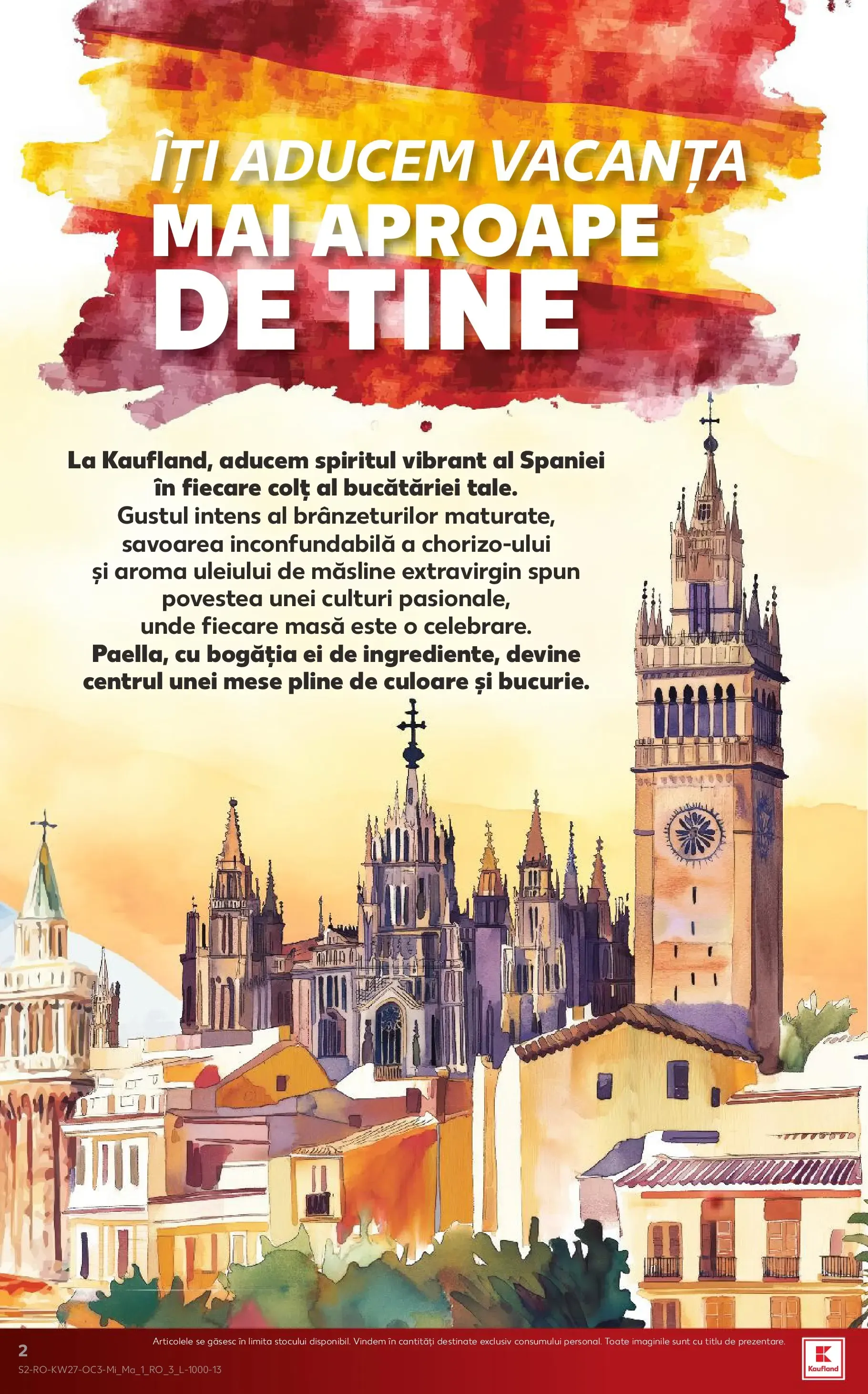 Catalog Kaufland: DESCOPERĂ SAVOAREA SPANIEI! de la 1 iulie până la 7 iulie 2026 - Revista Pagina 2