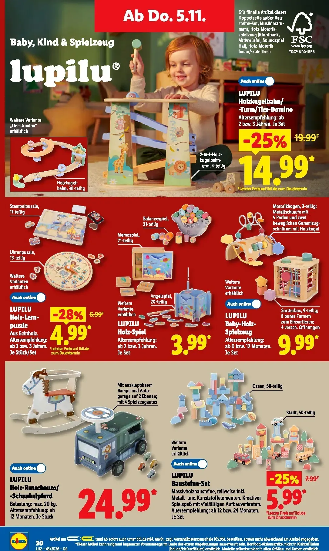 Lidl Sparen beim Preisführer von 2. November bis 7. November 2026 - Prospekt seite 49