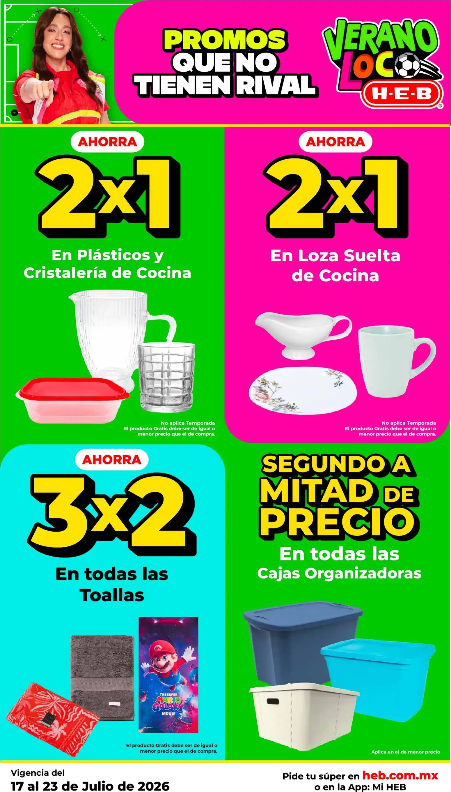 Catálogo de H-E-B: Las Promos Más Locas Entran a la Cancha - Verano Loco 17 de julio al 23 de julio 2026 - Pagina 15