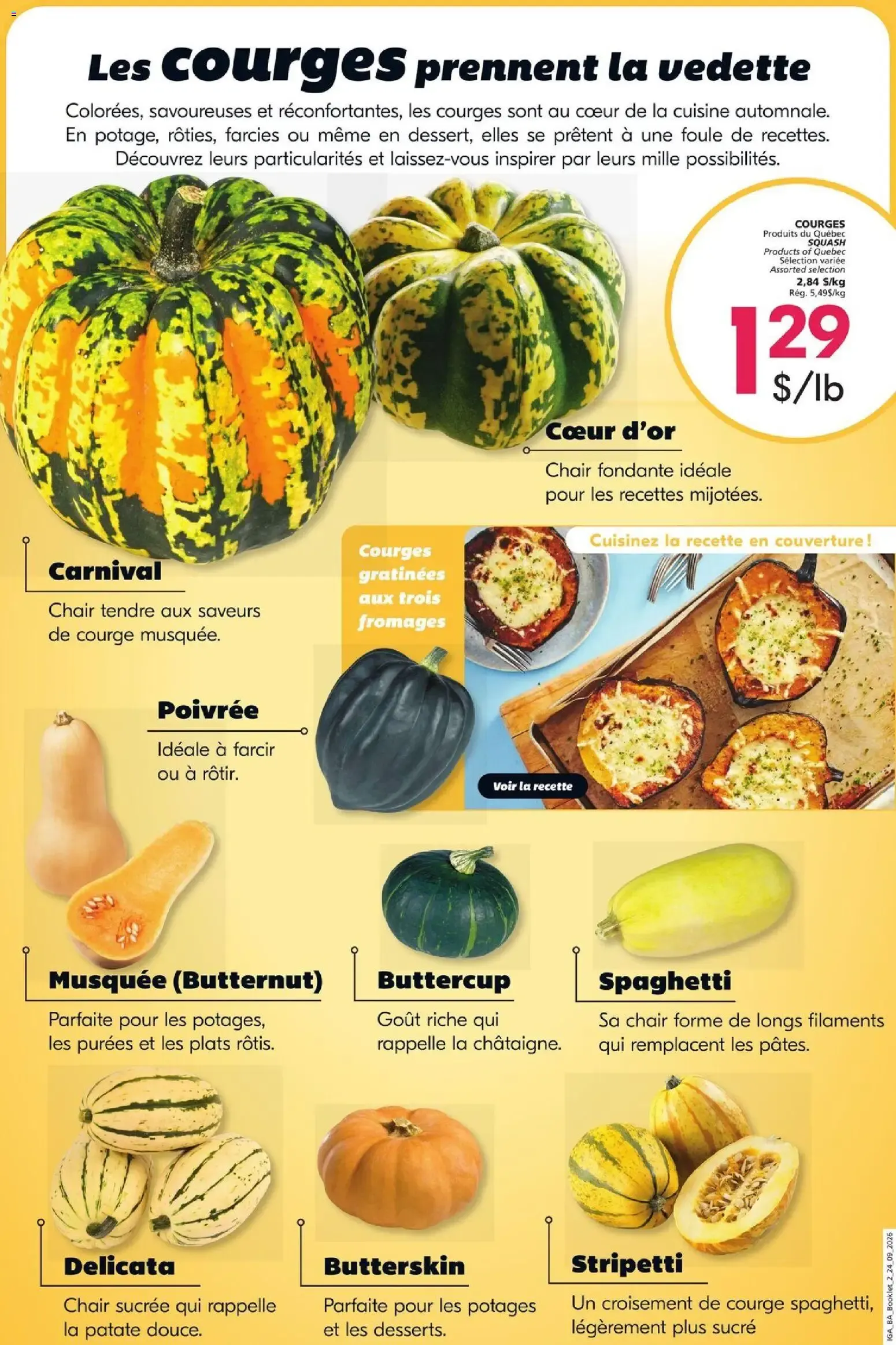 L'automne à savourer from September 24 to September 30 2026 - flyer page 2