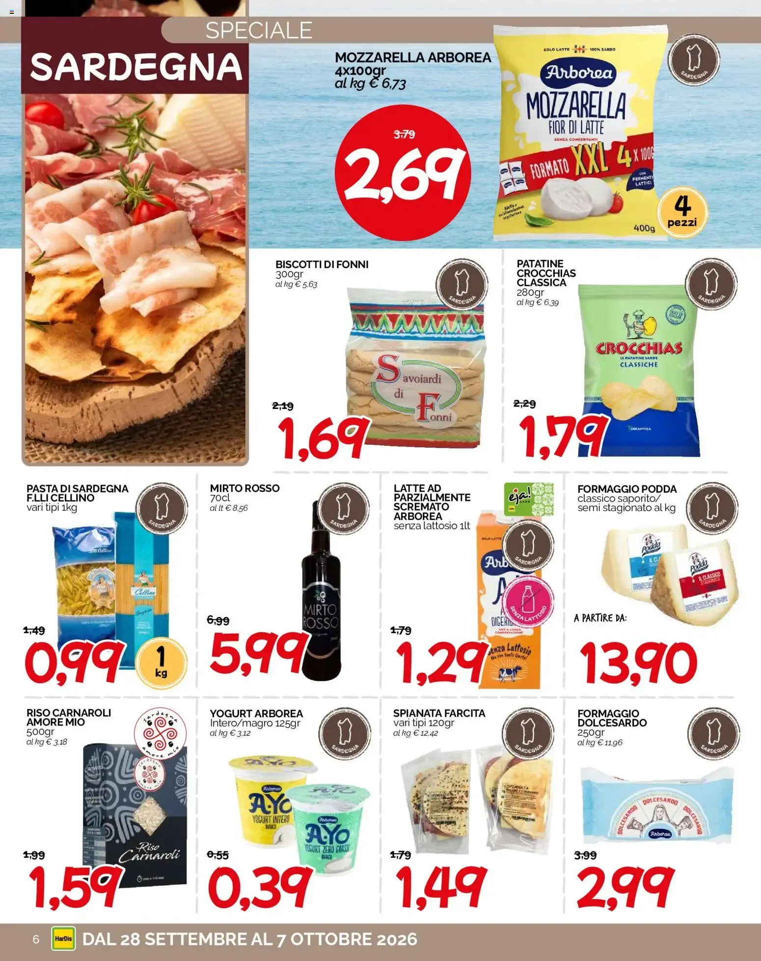 HarDis volantino dal 28/09/2026 - online Offerte da 28 settembre a 7 ottobre di 2026 - Pagina del volantino 6