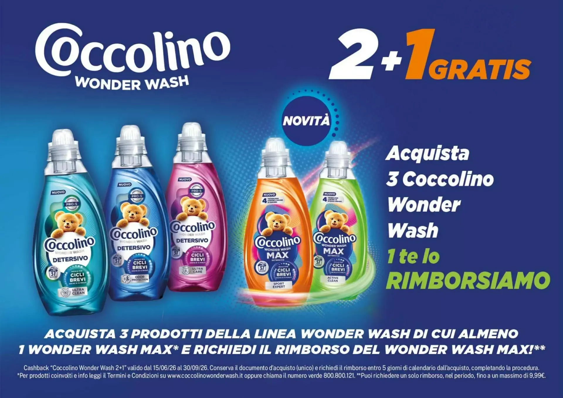 Coccolino Wonder Wash da 15 giugno a 30 settembre di 2026 - Pagina del volantino 1