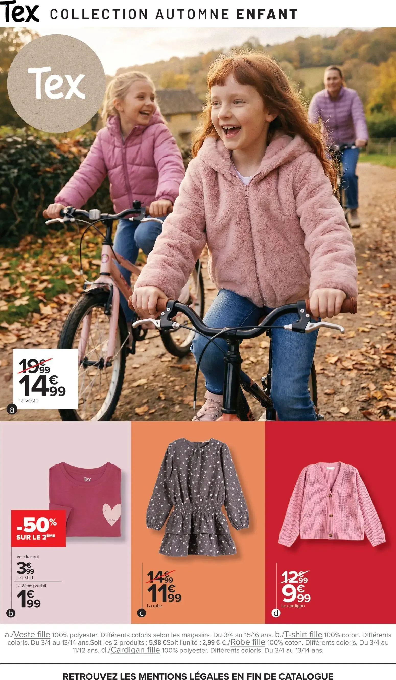 Carrefour Tex spécial automne à partir du 22/09/2026 - promo en ligne du 22 septembre au 5 octobre 2026 - Catalogue page 14