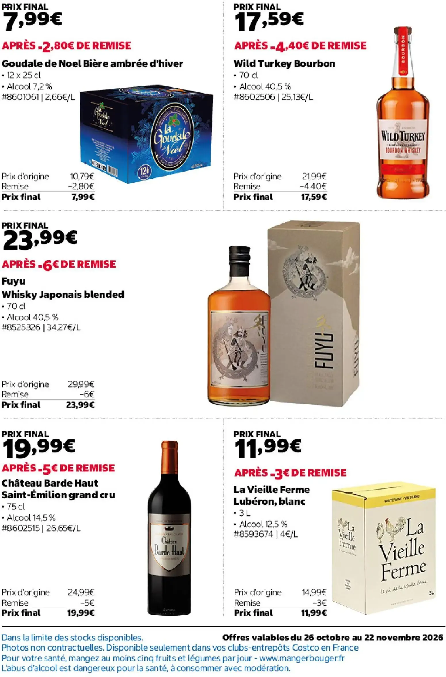 Costco catalogue à partir du 26/10/2026 - promo en ligne du 26 octobre au 22 novembre 2026 - Catalogue page 15