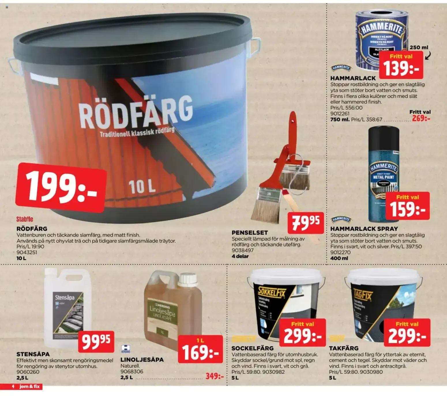 jem & fix LÅGPRIS BYGGMARKNAD Mer sommarkänsla för pengarna! från 22 juni till 5 juli 2026 - Reklamblad sidor 4