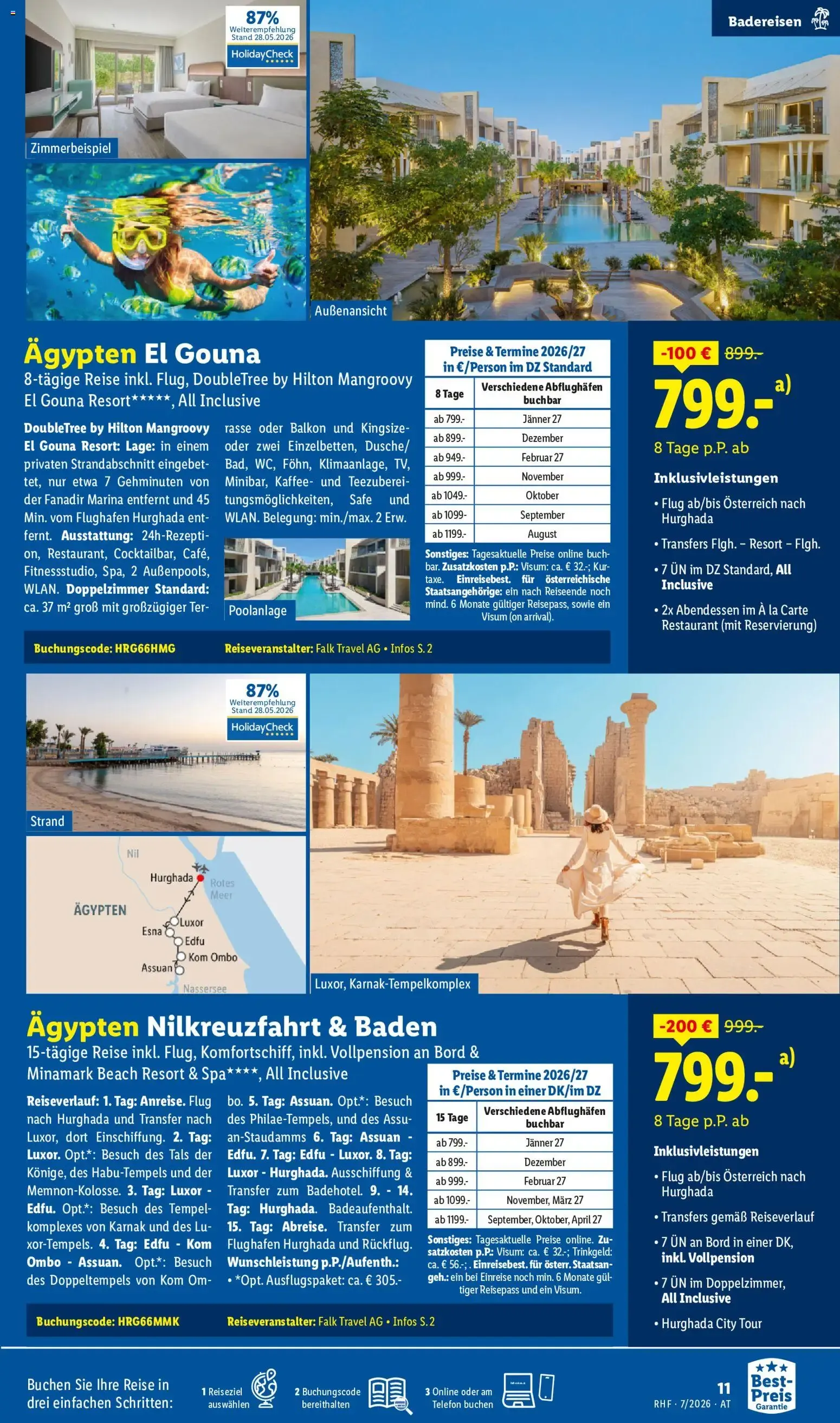 Lidl Traumurlaub - Buchbar von 1.7. bis 31.7. von 1. Juli bis 31. Juli 2026 - Flugblätt seite  9