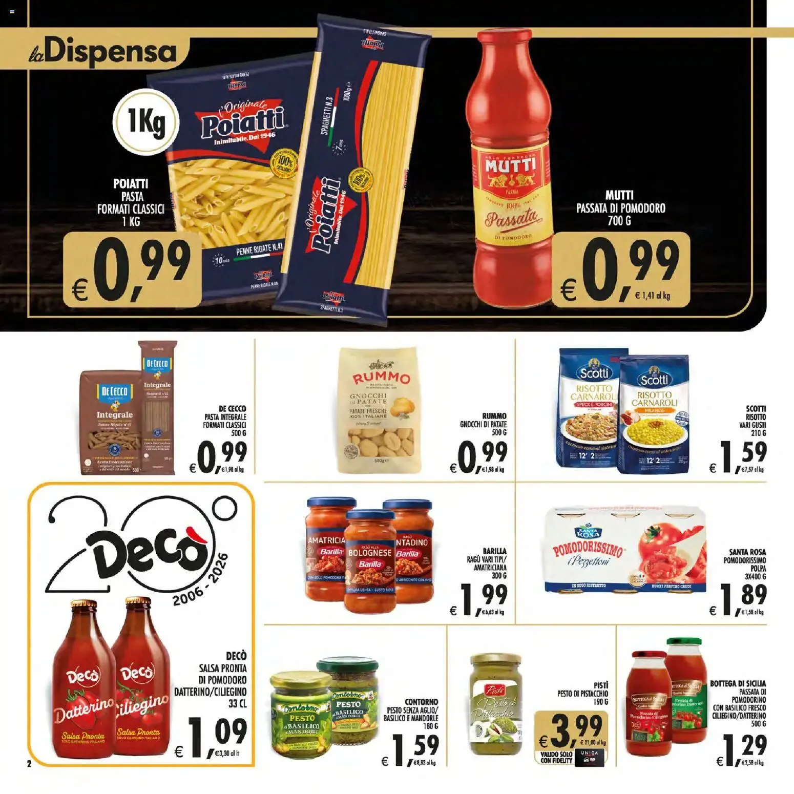 Nuovo Decò volantino Gourmet Sicilia dal 01/09/2026 > offerte anteprima 🛍️ da 1 settembre a 10 settembre di 2026 - Pagina del volantino 2