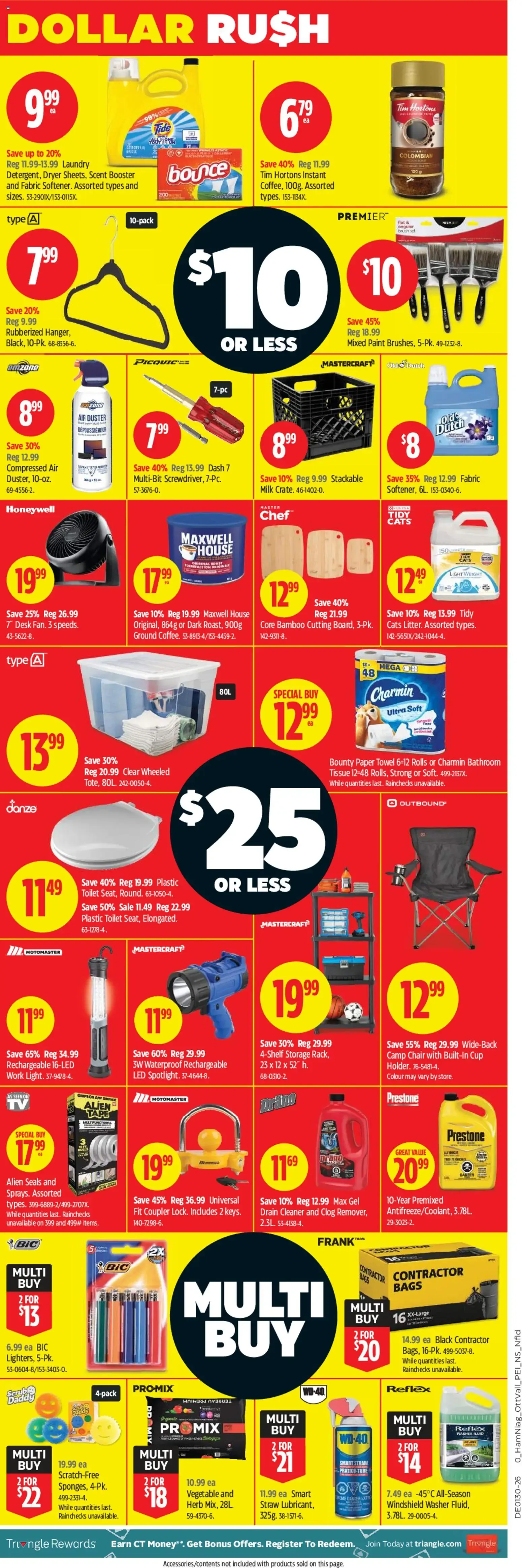 Canadian Tire flyer - Dollar Rush from Jul 23, 2026 > weekly specials & deals from July 23 to July 29 2026 - flyer page 2