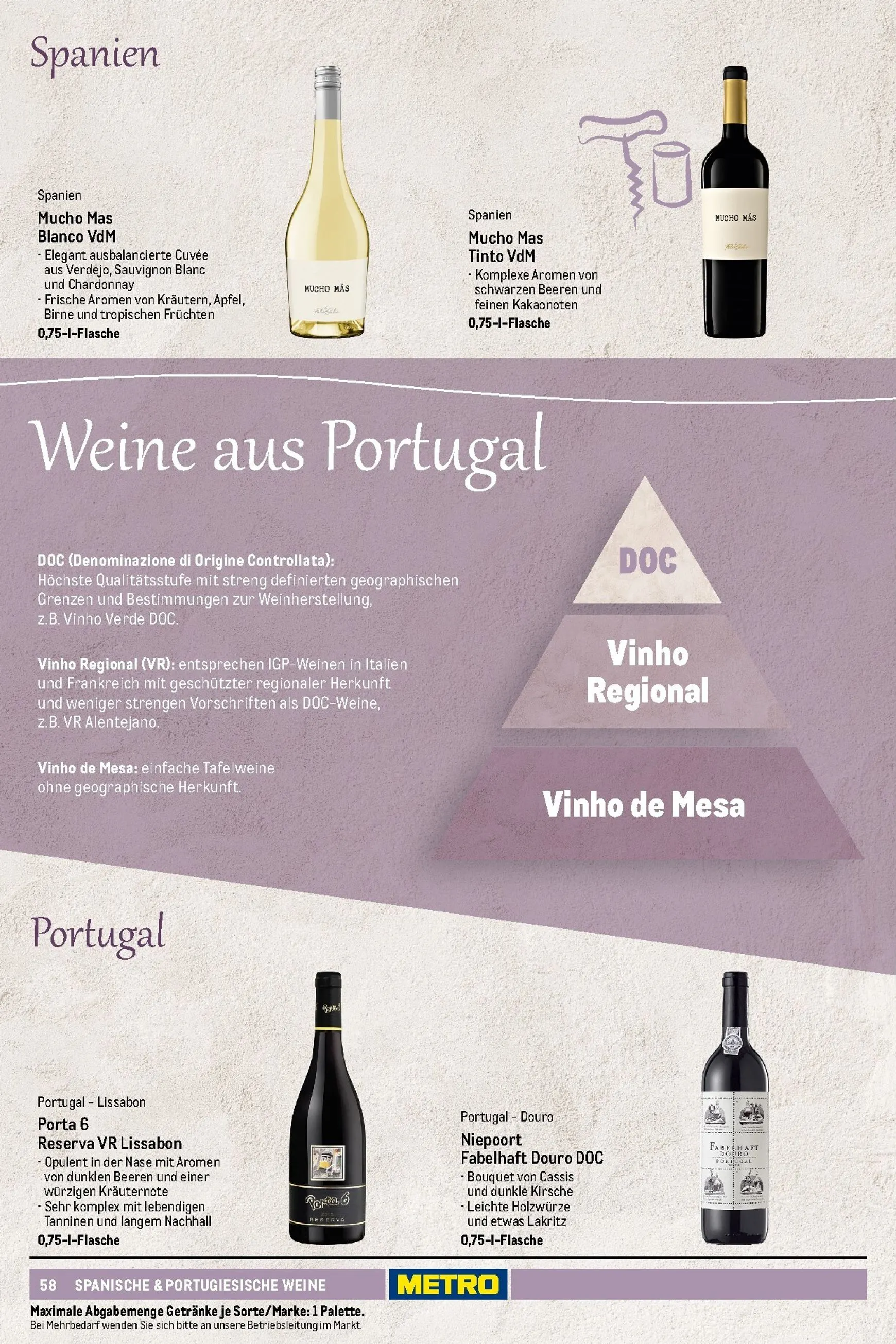 Sortimentskatalog Wein und Sekt für die perfekte Weinkarte von 1. November bis 30. September 2026 - Prospekt seite 59