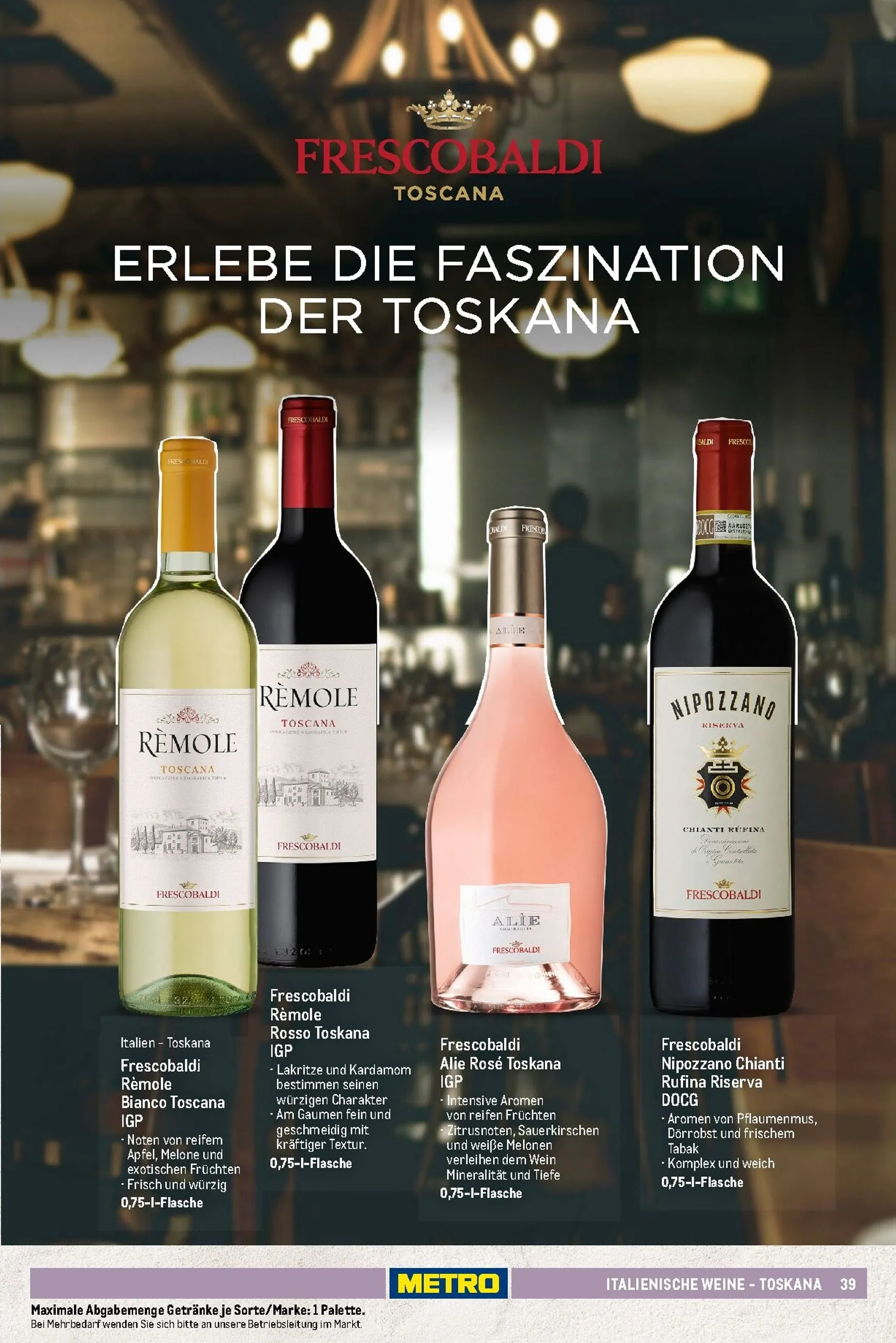 Sortimentskatalog Wein und Sekt für die perfekte Weinkarte von 1. November bis 30. September 2026 - Prospekt seite 40