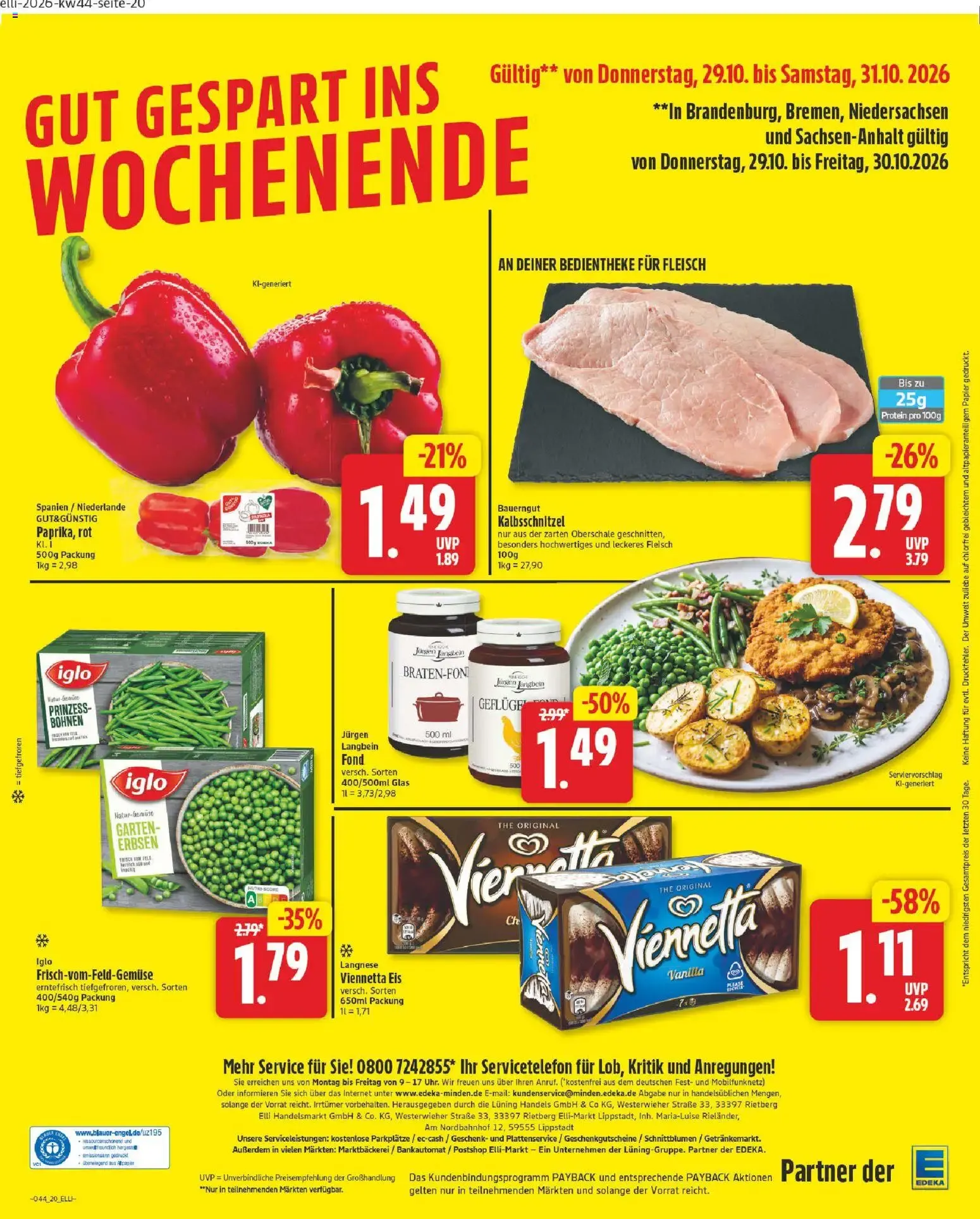 Elli Markt Prospekt vom 26.10.2026 – Angebote online von 26. Oktober bis 31. Oktober 2026 - Prospekt seite 25