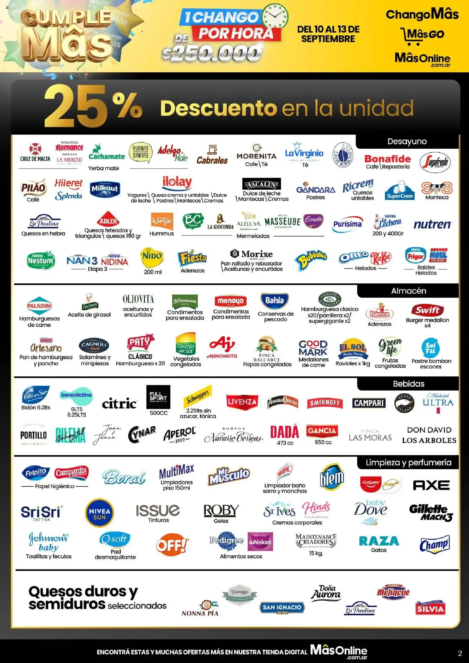 Ofertas de Changomas - Cumple Más: Promos del finde 10 al 13 de Septiembre 10 de septiembre al 13 de septiembre 2026 - Página 4 del catálogo
