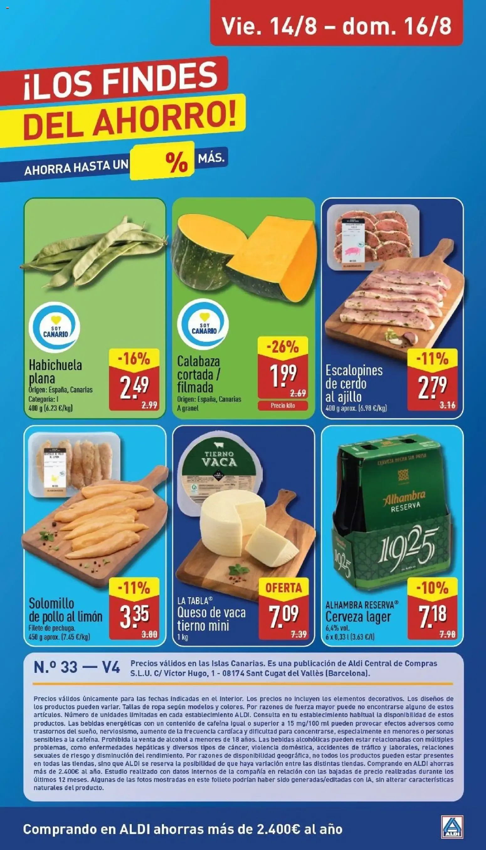 Catálogo de Aldi: Frescura a precios para tirarse a la piscina. 10 de agosto al 16 de agosto 2026 - Página 27