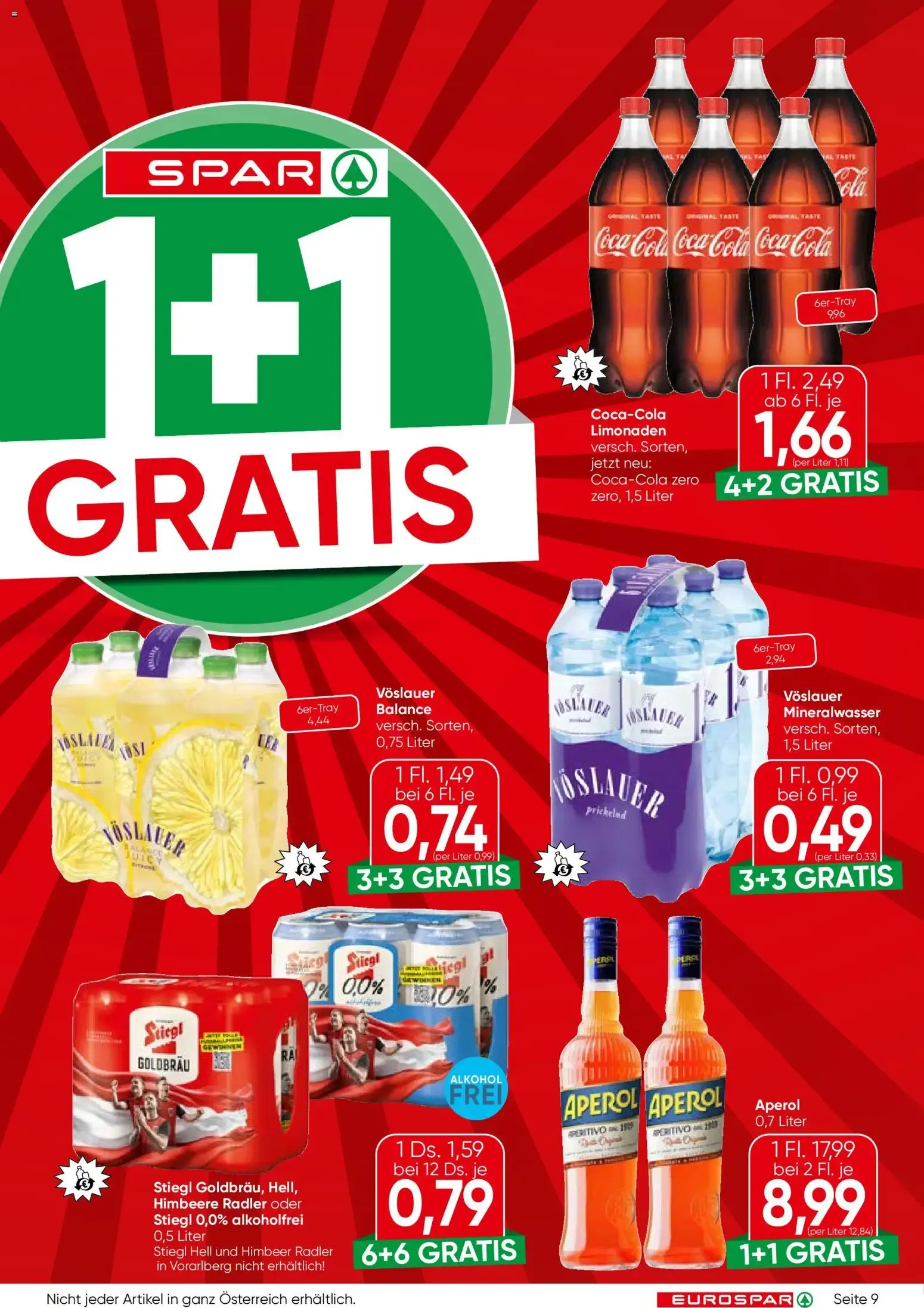 Eurospar Flugblatt von 18.06.2026 - Aktuelle Angebote von 18. Juni bis 30. Juni 2026 - Flugblätt seite  9