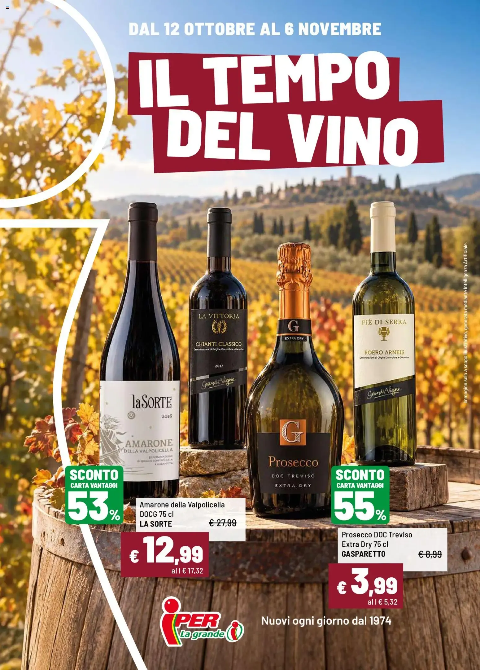 Nuovo Iper volantino Il Tempo Del Vino dal 12/10/2026 > offerte anteprima 🛍️ da 12 ottobre a 6 novembre di 2026 - Pagina del volantino 1
