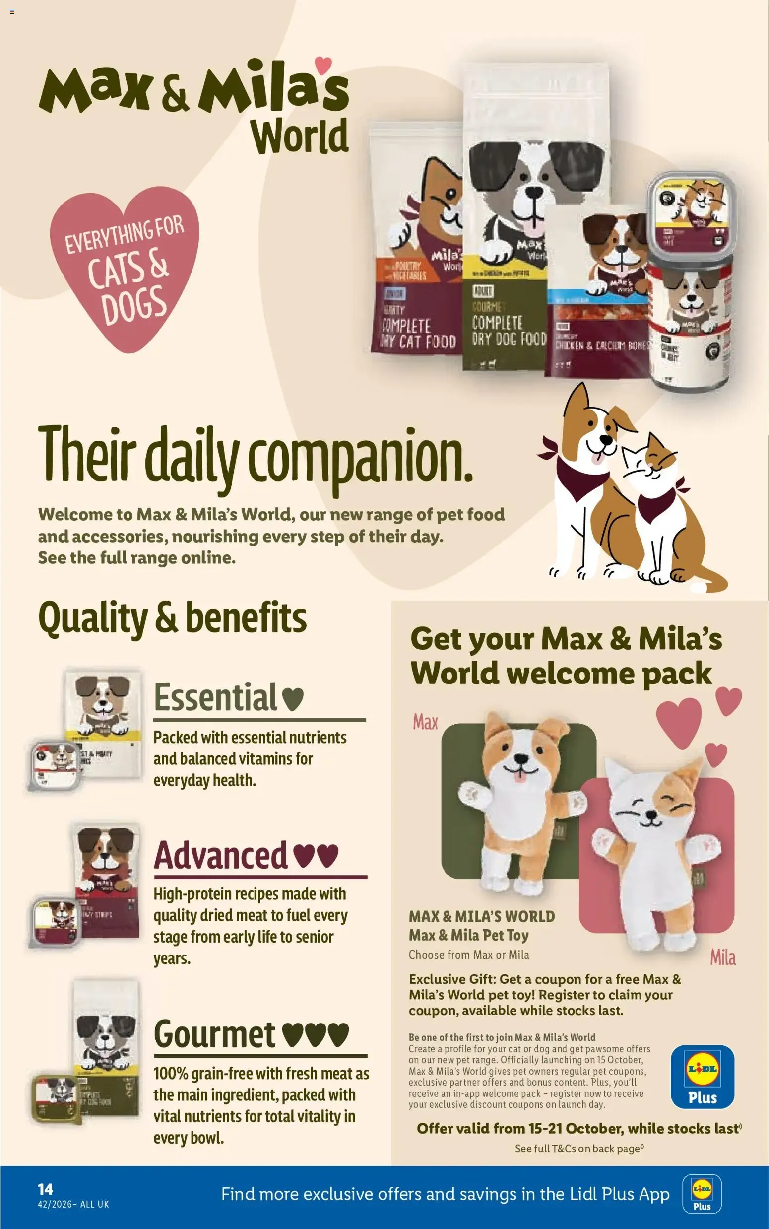 Their daily companion. from 15 October to 21 October 2026 - Catalogue Page 15