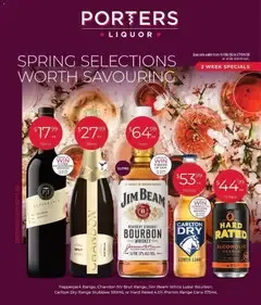 Porters Liquor - Spring Selections Worth Savouring - Catalogue valid from 7 October to 20 October 2026 - page 1