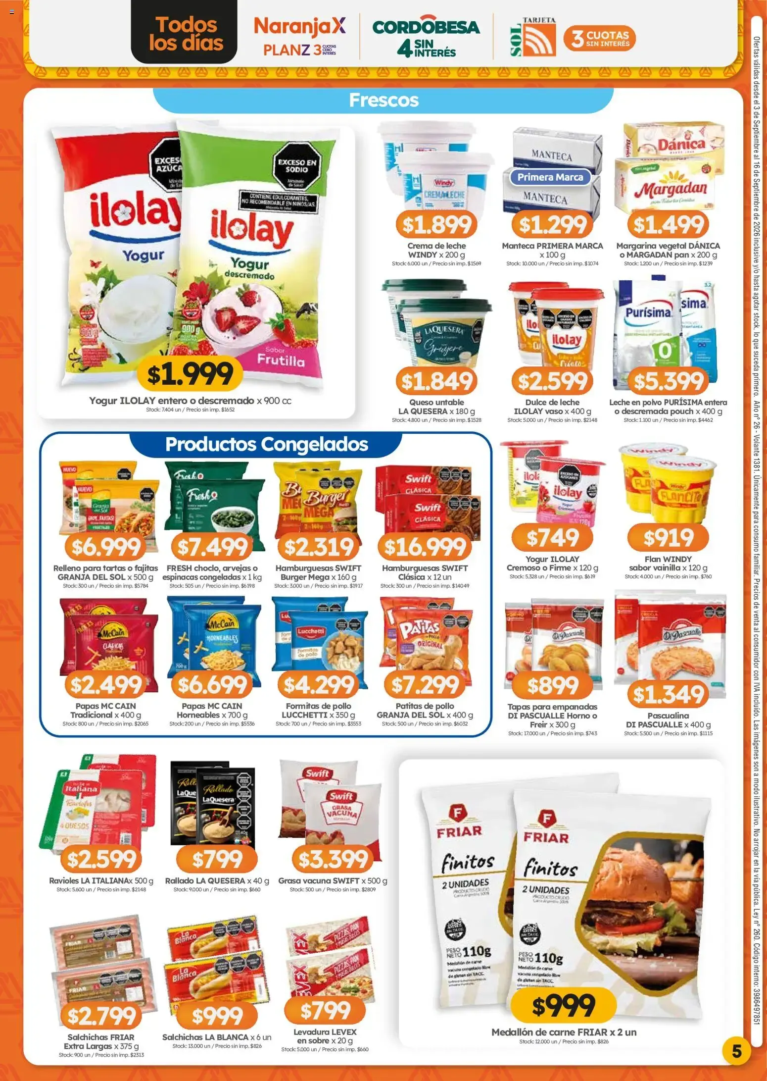 Ofertas de Cordiez - Ofertas || del 03/09/2026 - 16/09/2026 || Catálogo 3 de septiembre al 16 de septiembre 2026 - Página 5 del catálogo