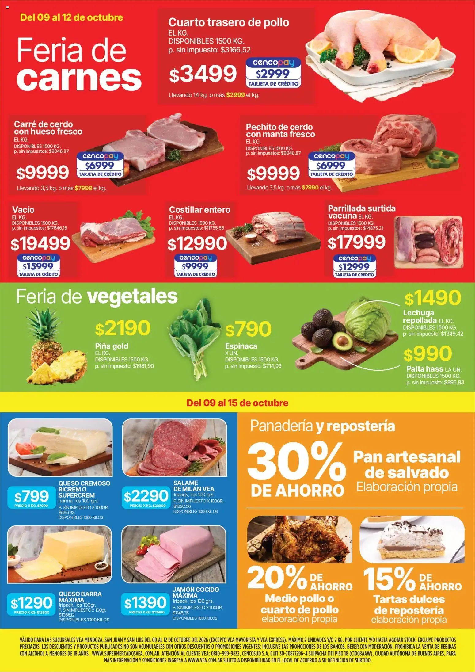 Ofertas de Vea - Fin de semana del 09/10/2026 - 12/10/2026 9 de octubre al 12 de octubre 2026 - Página 3 del catálogo