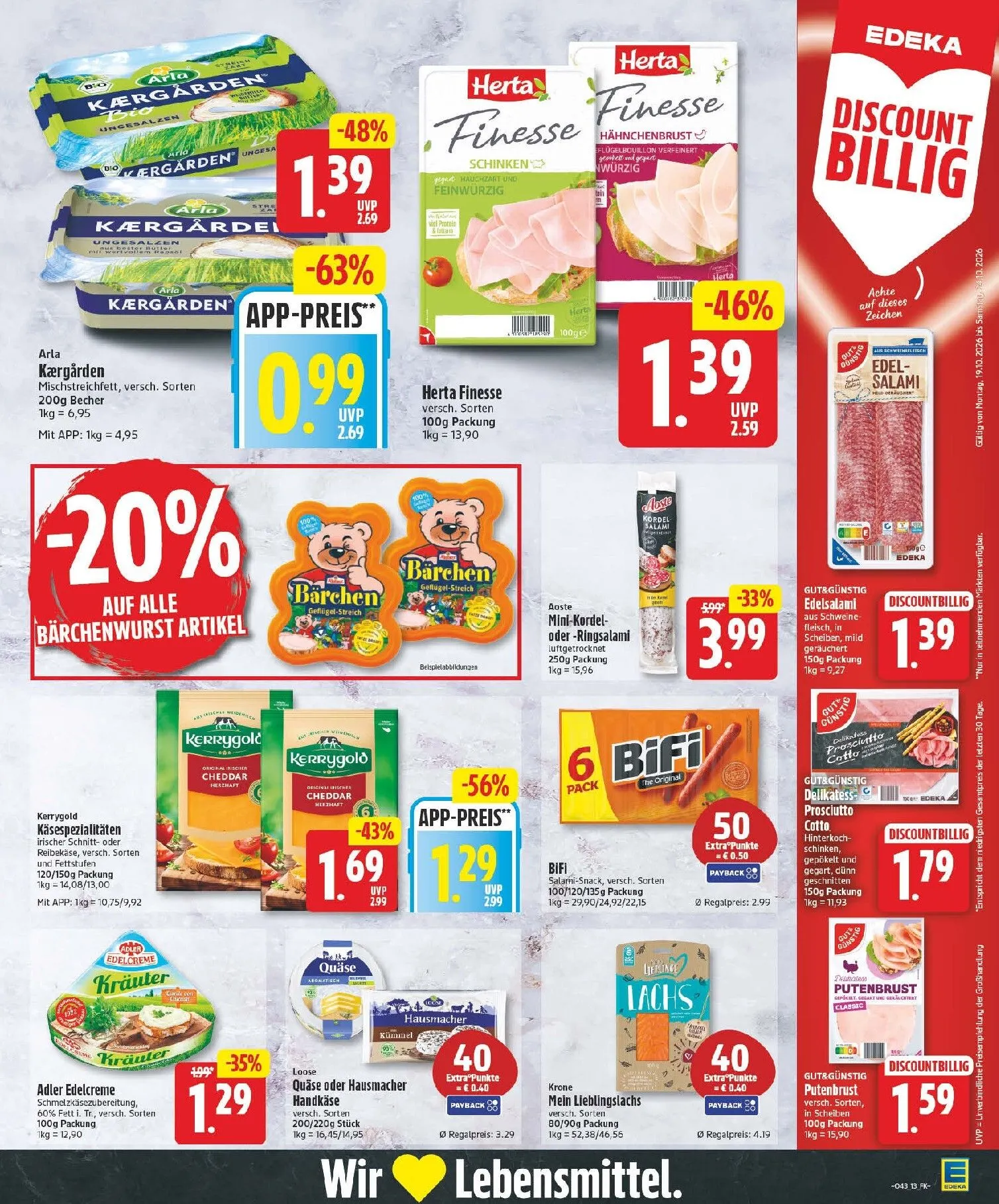 Edeka Prospekt nächste Woche – von Montag 19.10.2026 bis Samstag 24.10.2026 von 19. Oktober bis 24. Oktober 2026 - Prospekt seite 13