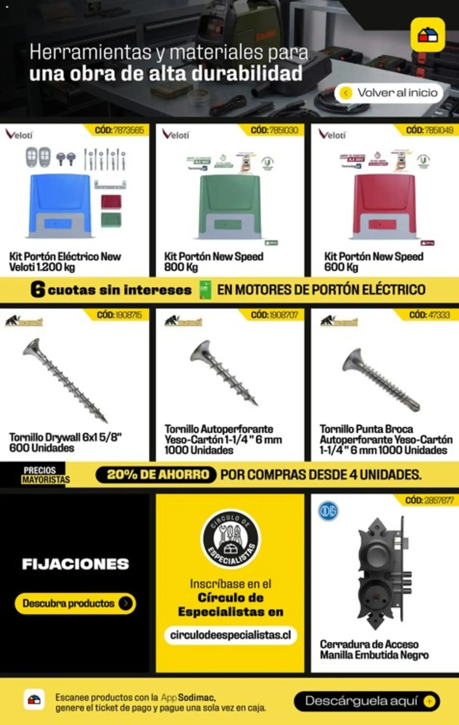 Catálogo de Sodimac Ofertas de Herramientas 31 de agosto al 30 de septiembre 2026 - Página 5