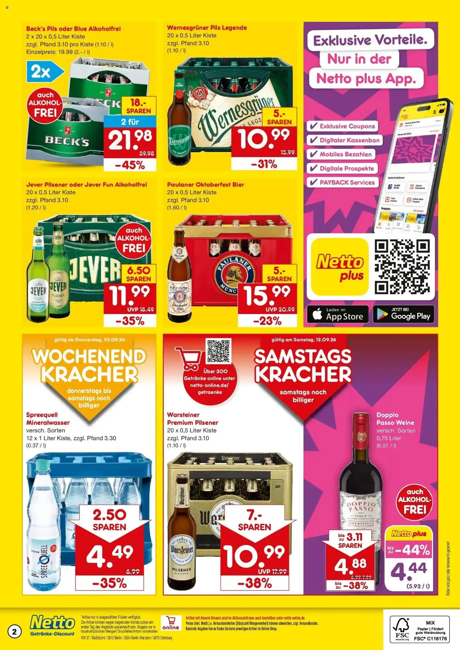 Netto Marken-Discount Prospekt Berlin (ab 07.09.2026) » Angebote von 7. September bis 12. September 2026 - Prospekt seite 2