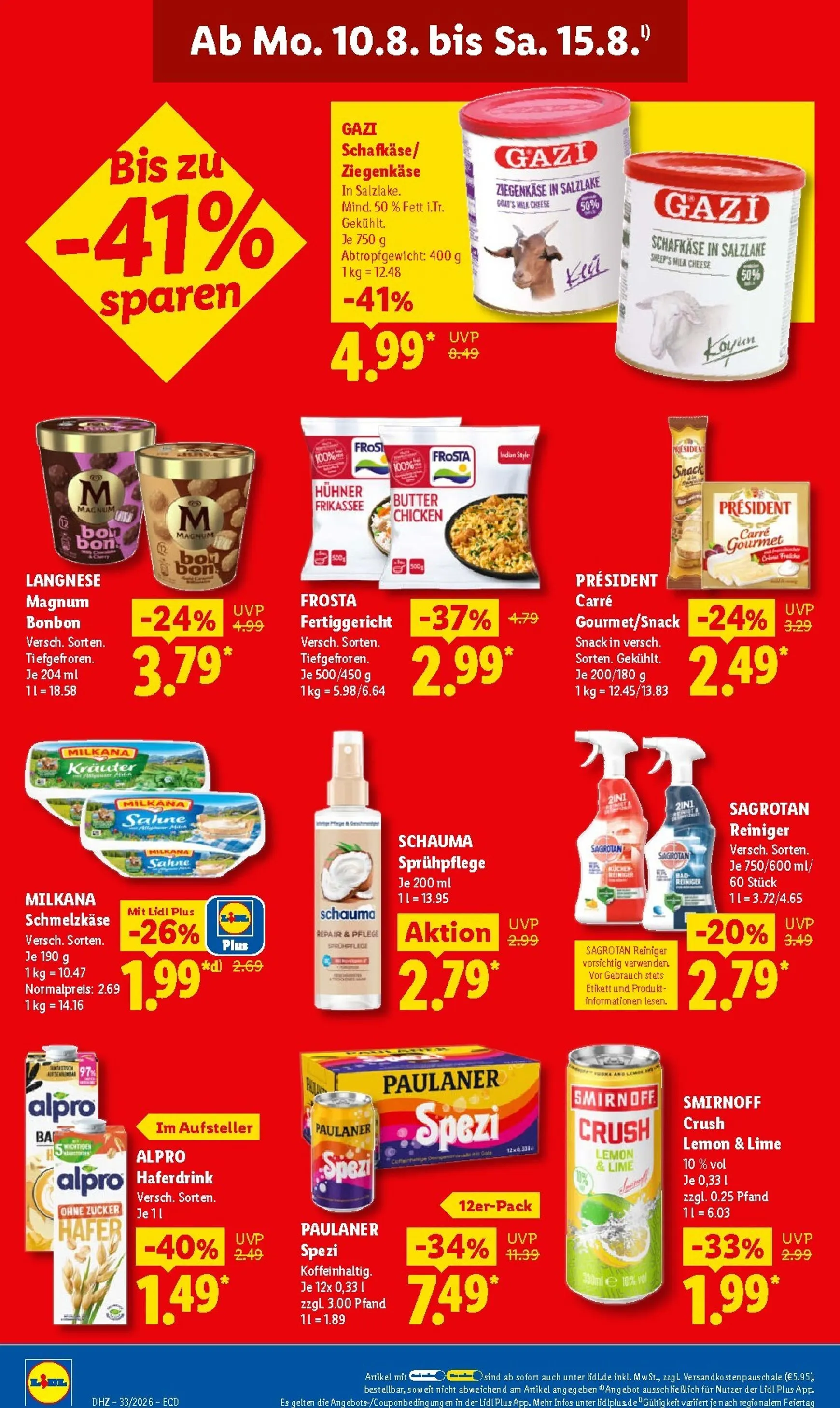 Lidl: Sparen beim Preisführer, Spanische Woche & Sale von 10. August bis 15. August 2026 - Prospekt seite 23