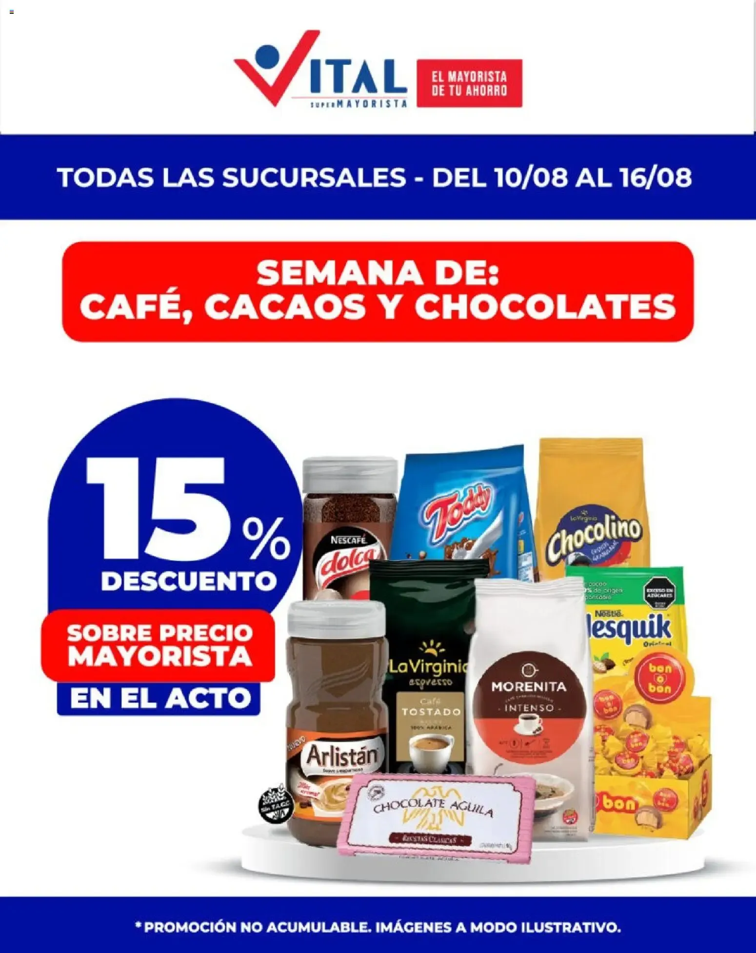 Ofertas de Vital - Semana de Café, Cacaos y Chocolates 10 de agosto al 16 de agosto 2026 - Página 1 del catálogo