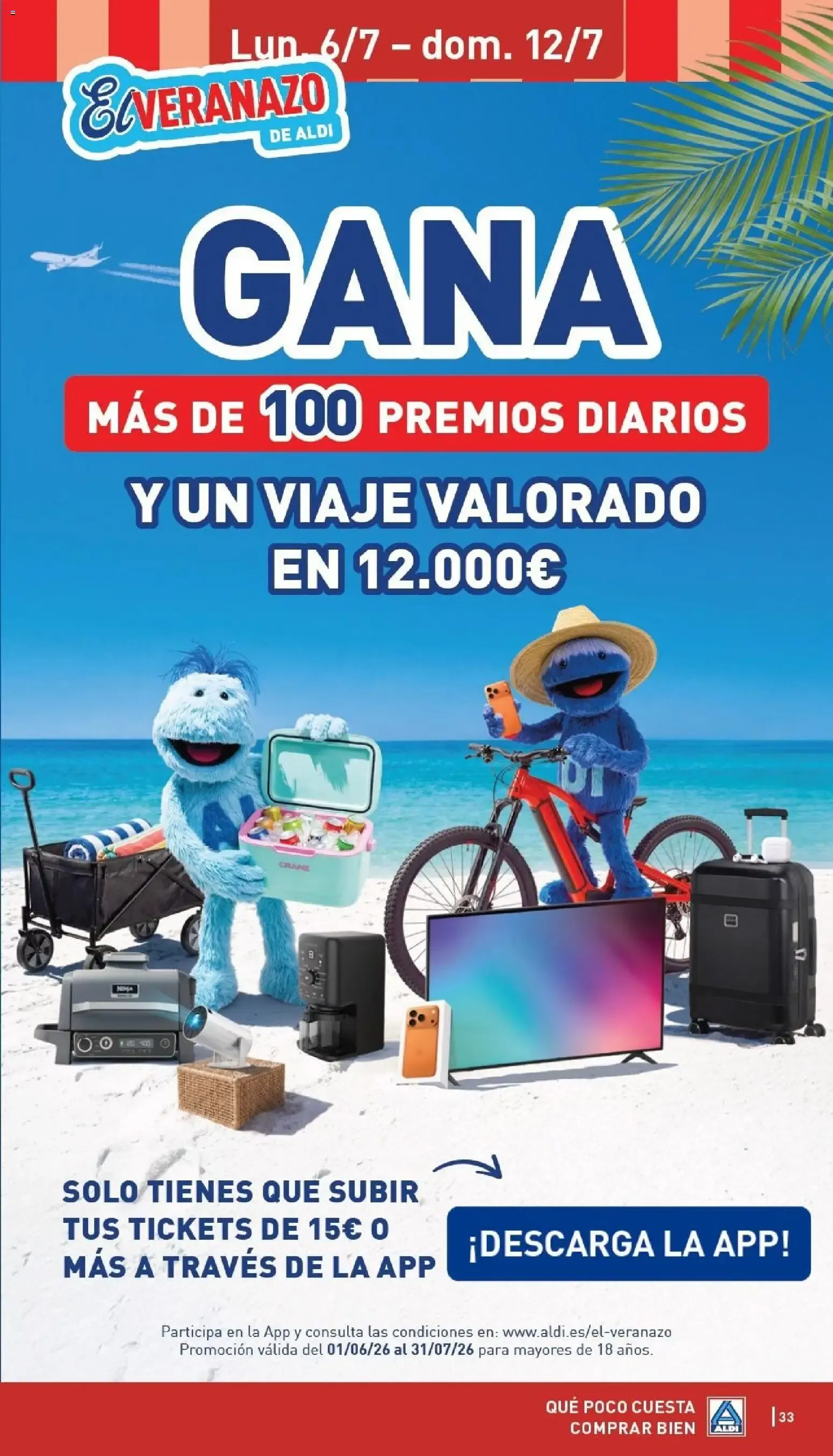 Catálogo de Un baño de frescura al mejor precio. 6 de julio al 12 de julio 2026 - Página 33