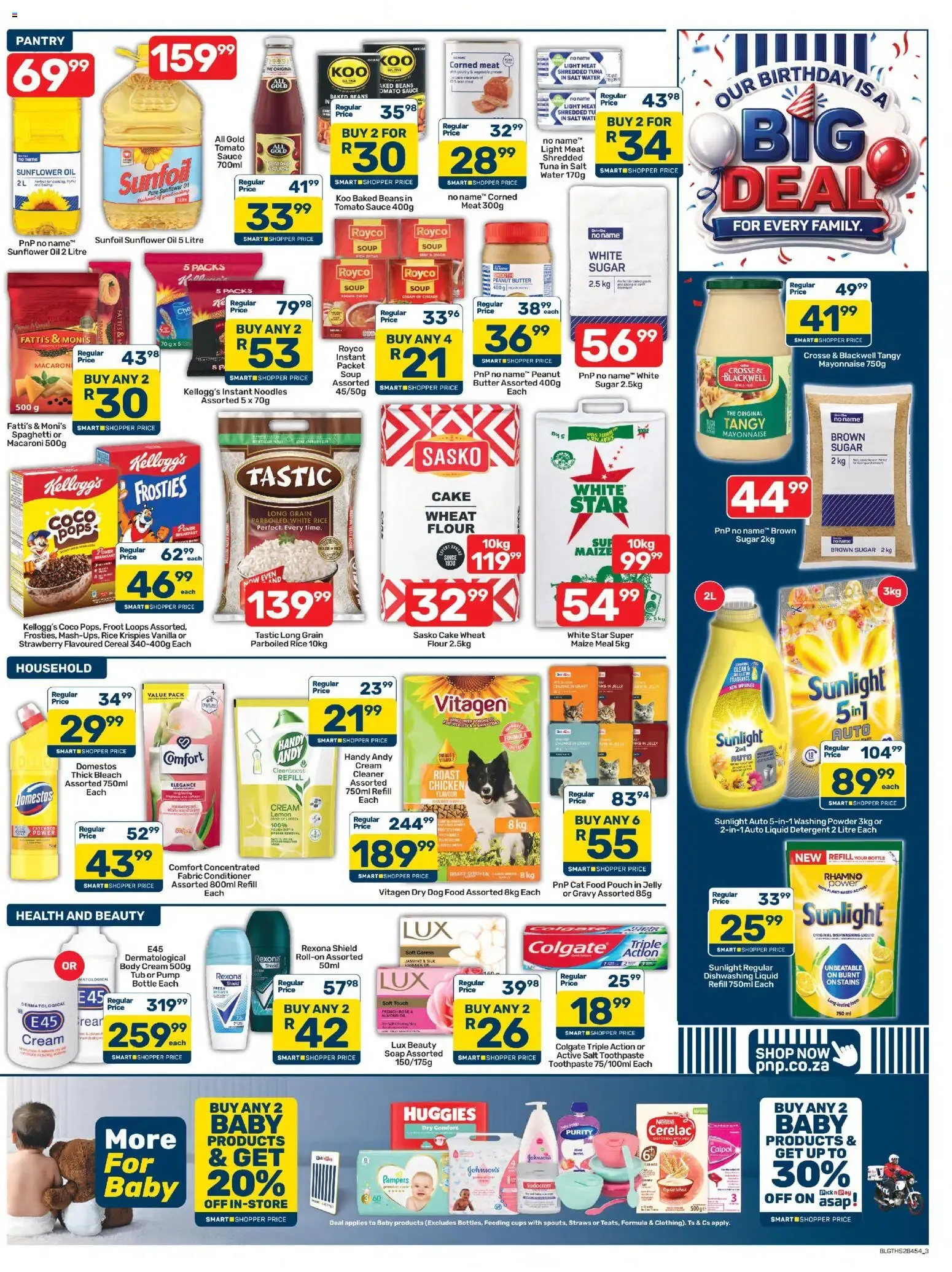 Pick n Pay Inland Provinces - Birthday Specials (07/07/2026 - 23/07/2026) Online from 7 July to 23 July 2026 - Catalogue Page 3