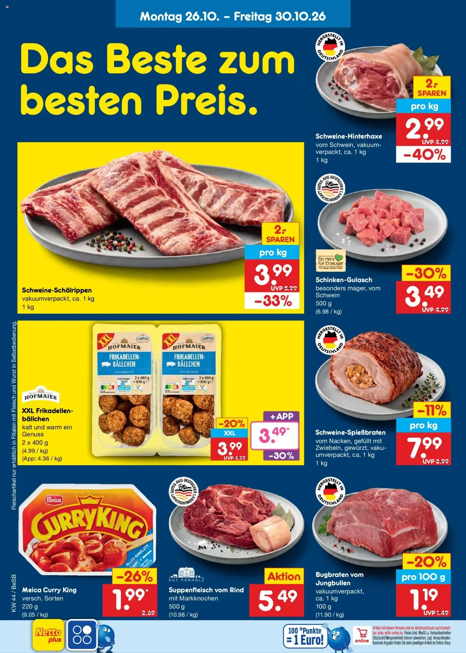 Netto Marken-Discount Prospekt (ab 26.10.2026) » Angebote von 26. Oktober bis 30. Oktober 2026 - Prospekt seite 16