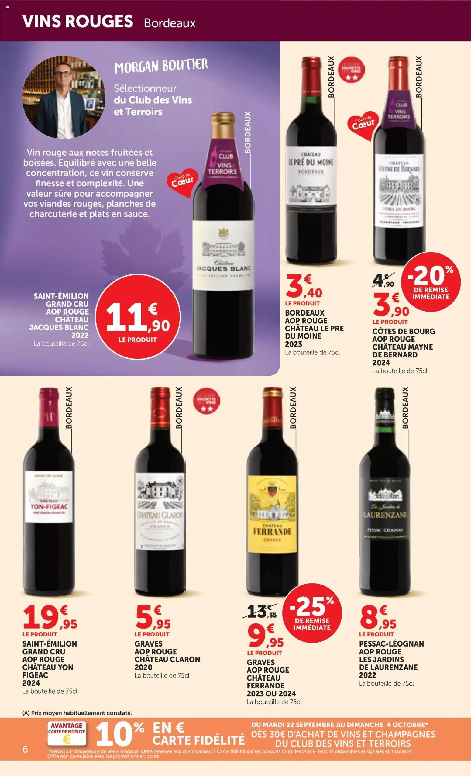 bi1 Foire aux vins supermarché à partir du 22/09/2026 - promo en ligne du 22 septembre au 4 octobre 2026 - Catalogue page 6