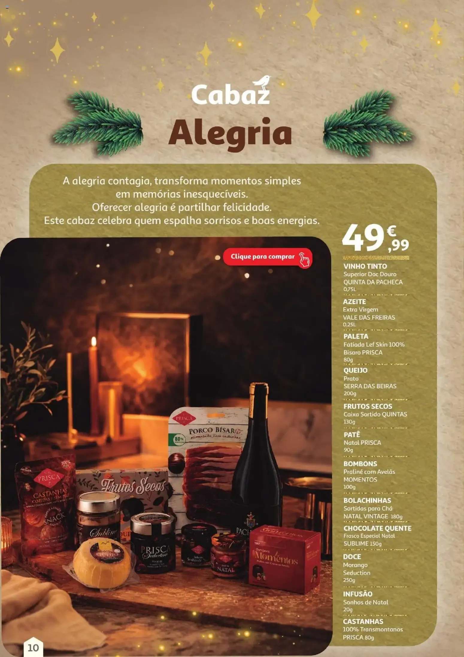 Folheto Auchan Cabazes de Natal 2026 » de 01/11/2026 - 31/12/2026 de 1 de novembro até 31 de dezembro 2026 - Pagina 10