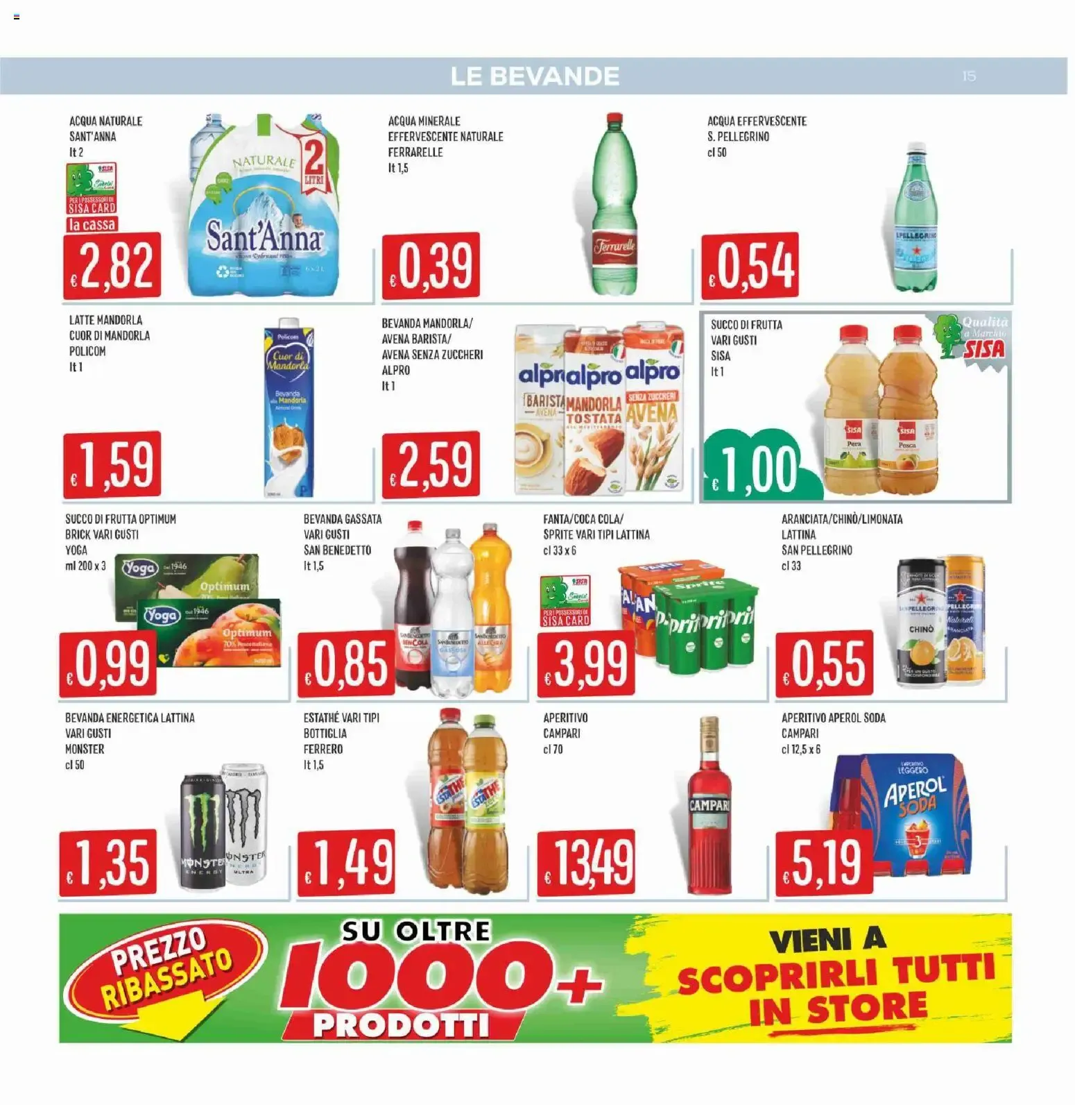 SISA/Mercadò: L'ESTATE DELLA Convenienza da 23 luglio a 5 agosto di 2026 - Pagina del volantino 15