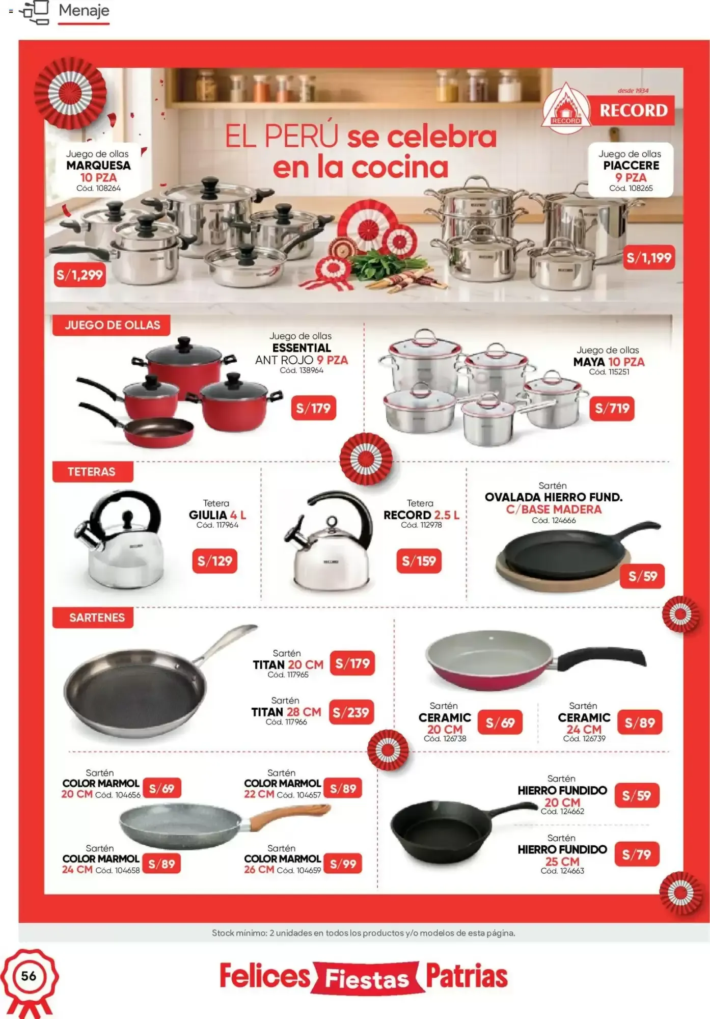 Catalogo de Catálogo Hiraoka 11 de julio al 31 de julio 2026 - Pag 56